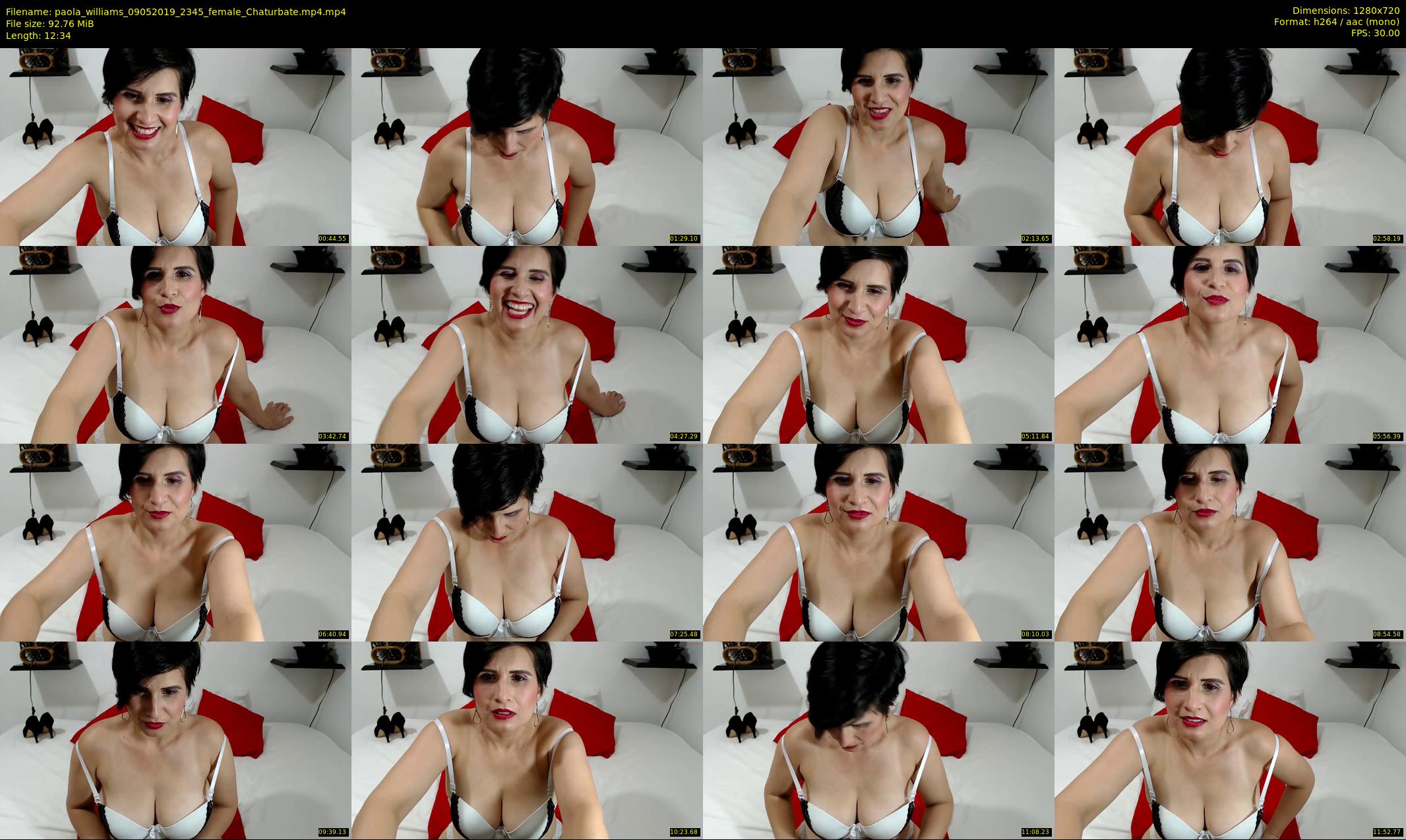 paola_williams — 13 minute Chaturbate female cam show recording, 720p, May 9, 2019