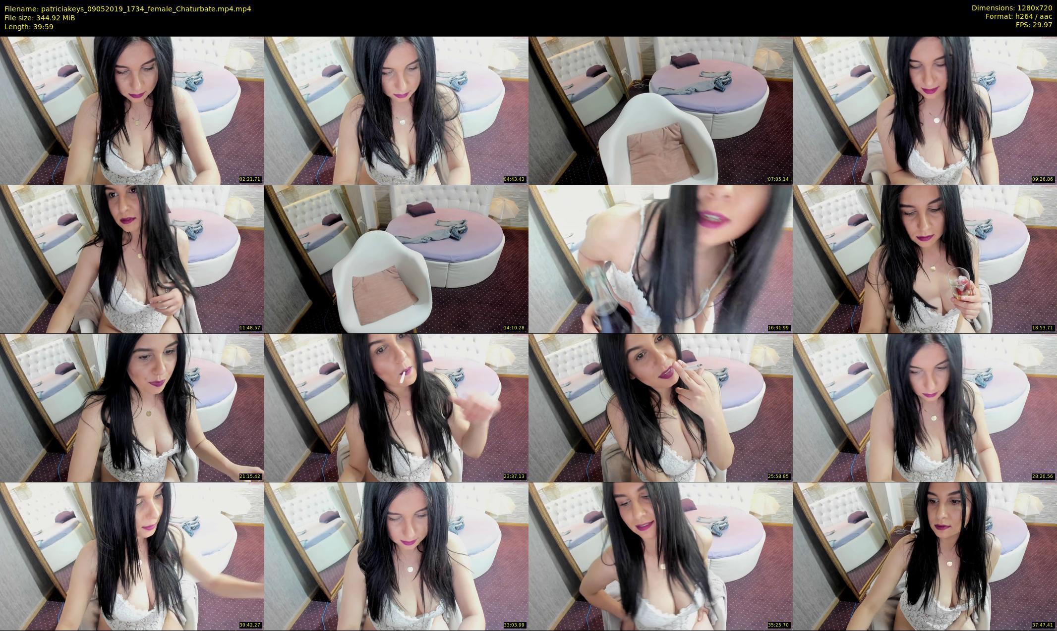 patriciakeys — 40 minute Chaturbate female cam show recording, 720p, May 9, 2019