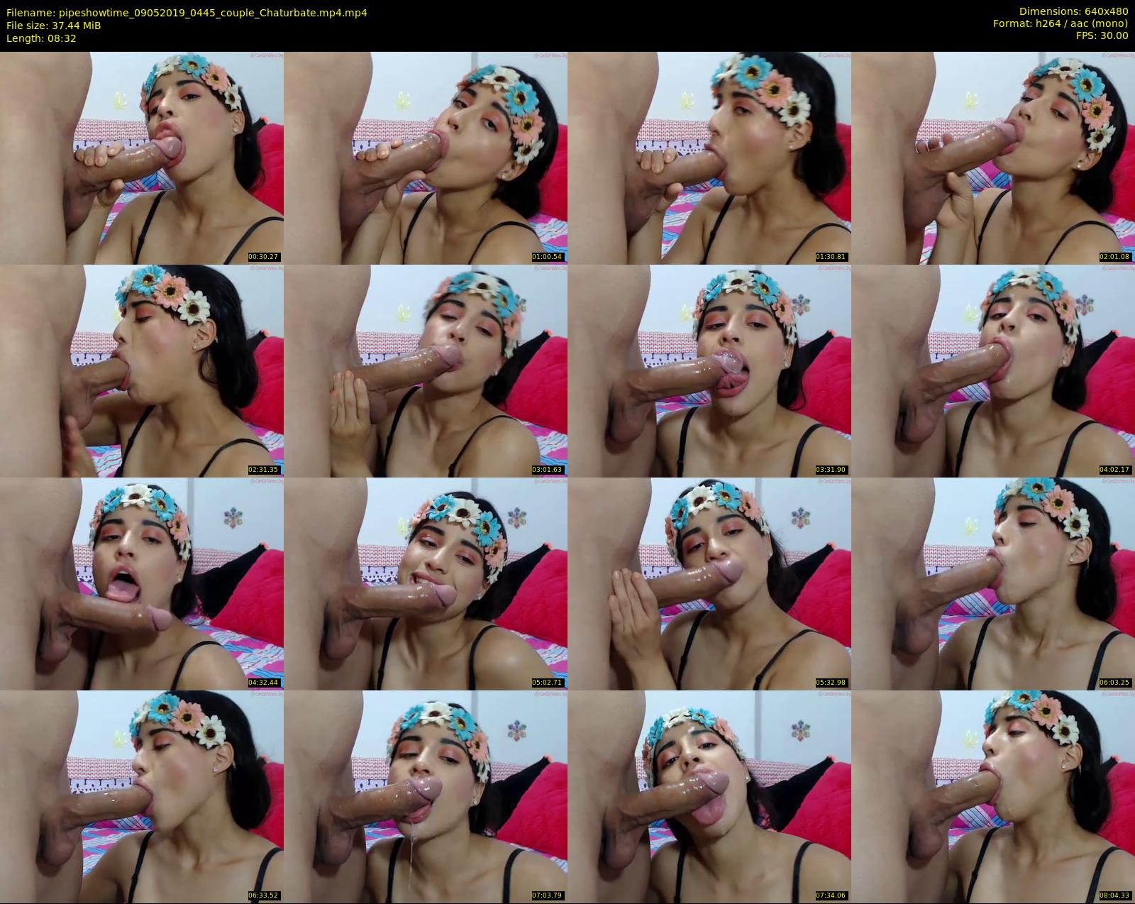 pipeshowtime — 9 minute Chaturbate couple cam show recording, 480p, May 9, 2019