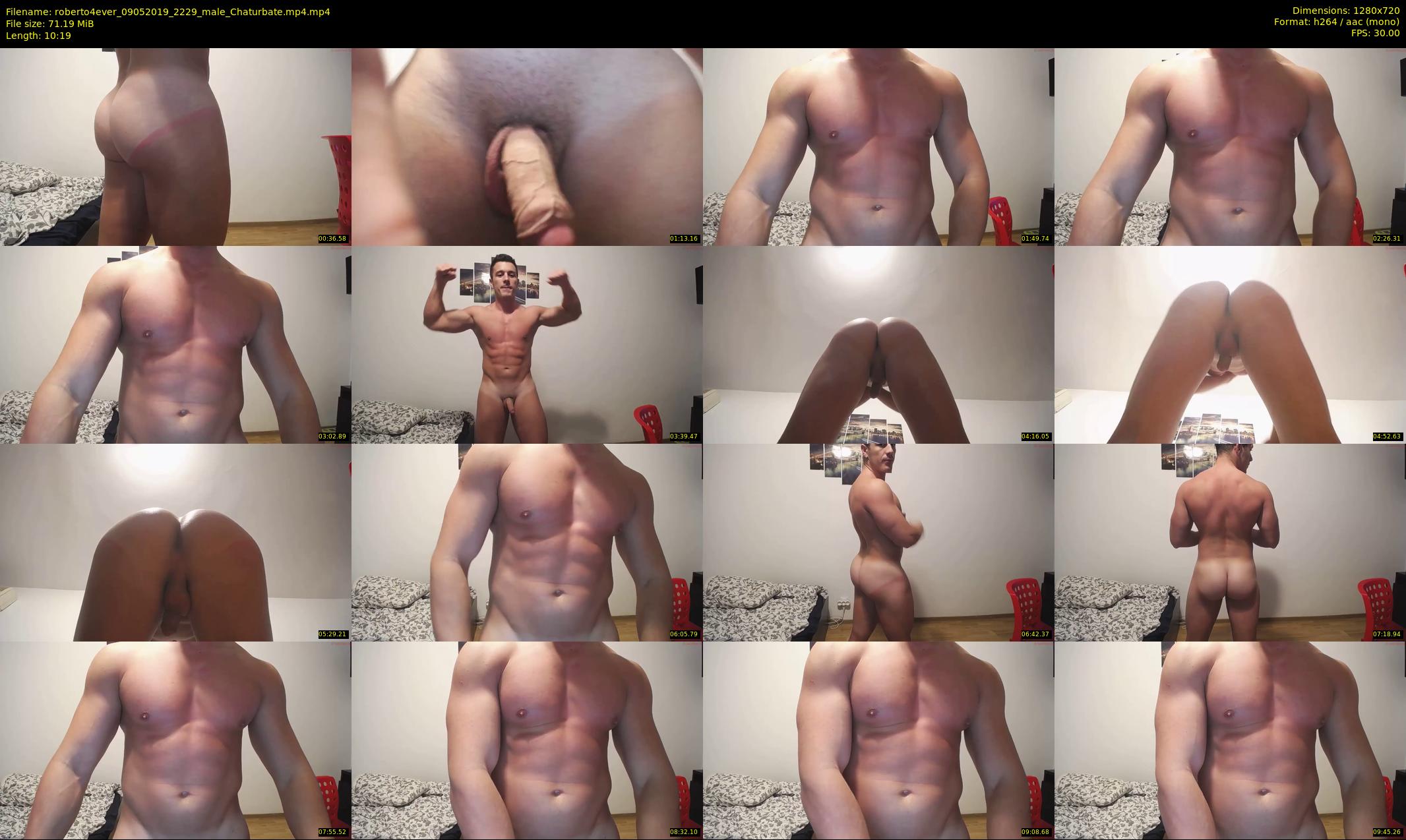 roberto4ever — 11 minute Chaturbate male cam show recording, 720p, May 9, 2019