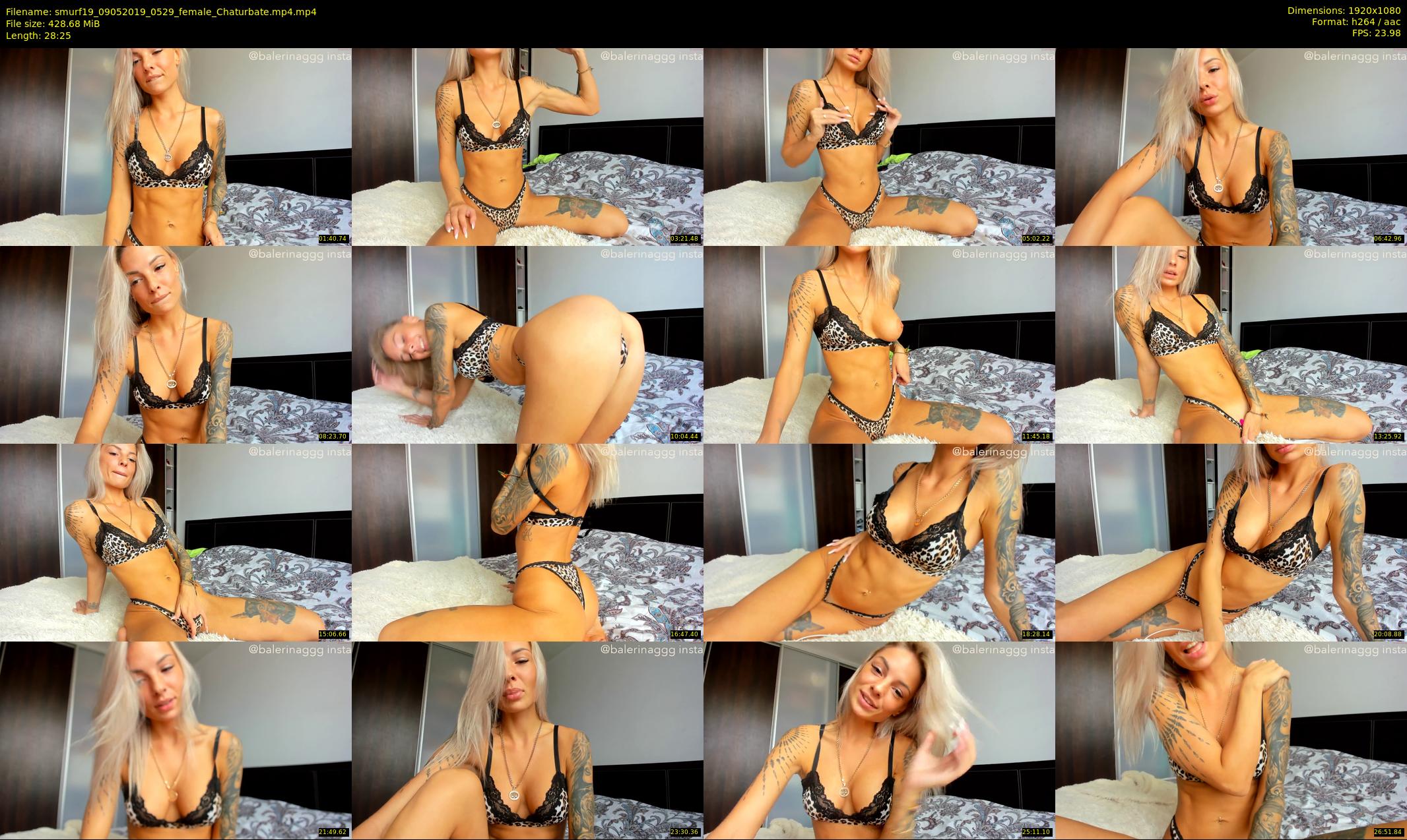 smurf19 — 29 minute Chaturbate female cam show recording, 1080p, May 9, 2019