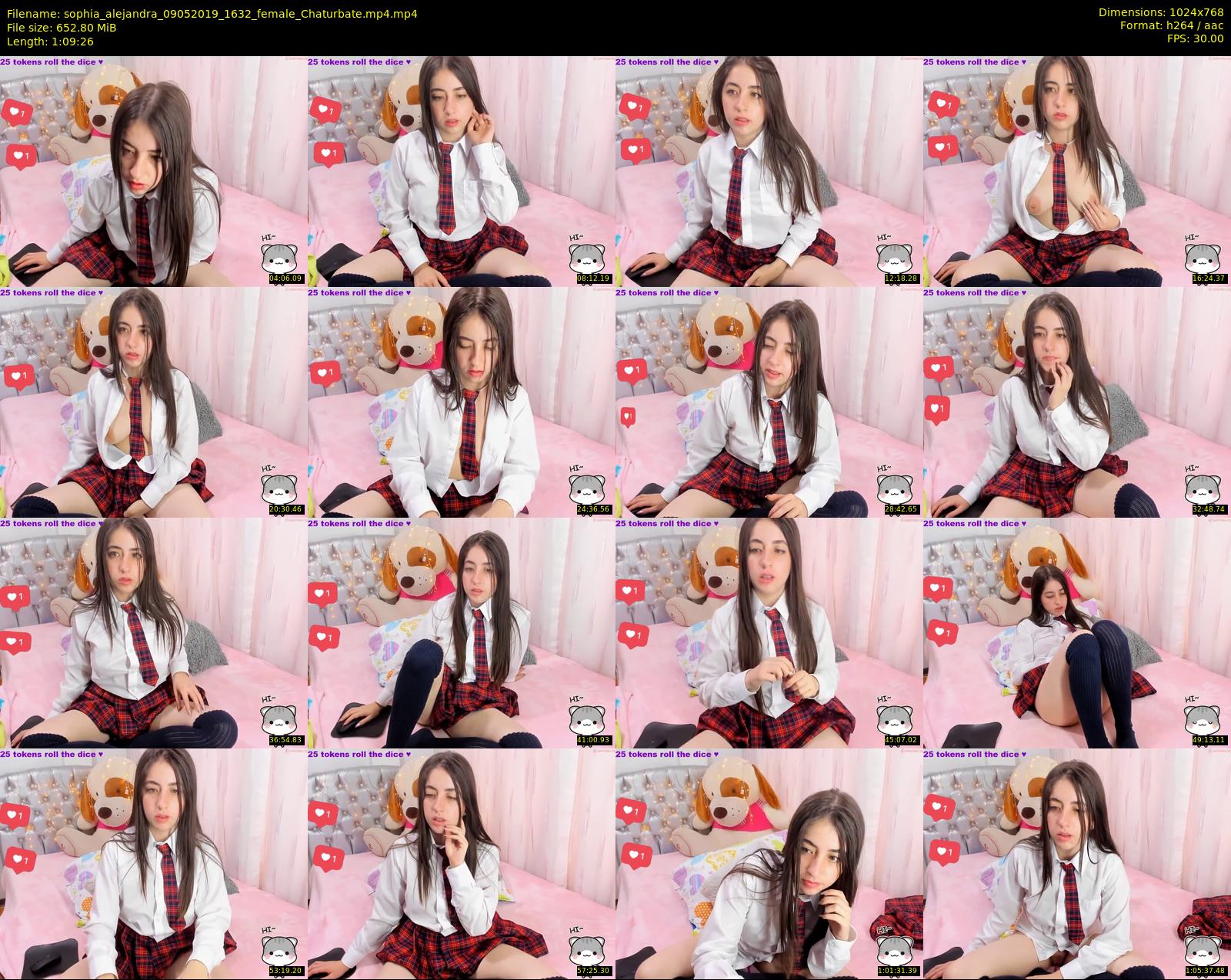 sophia_alejandra — 70 minute Chaturbate female cam show recording, 720p, May 9, 2019