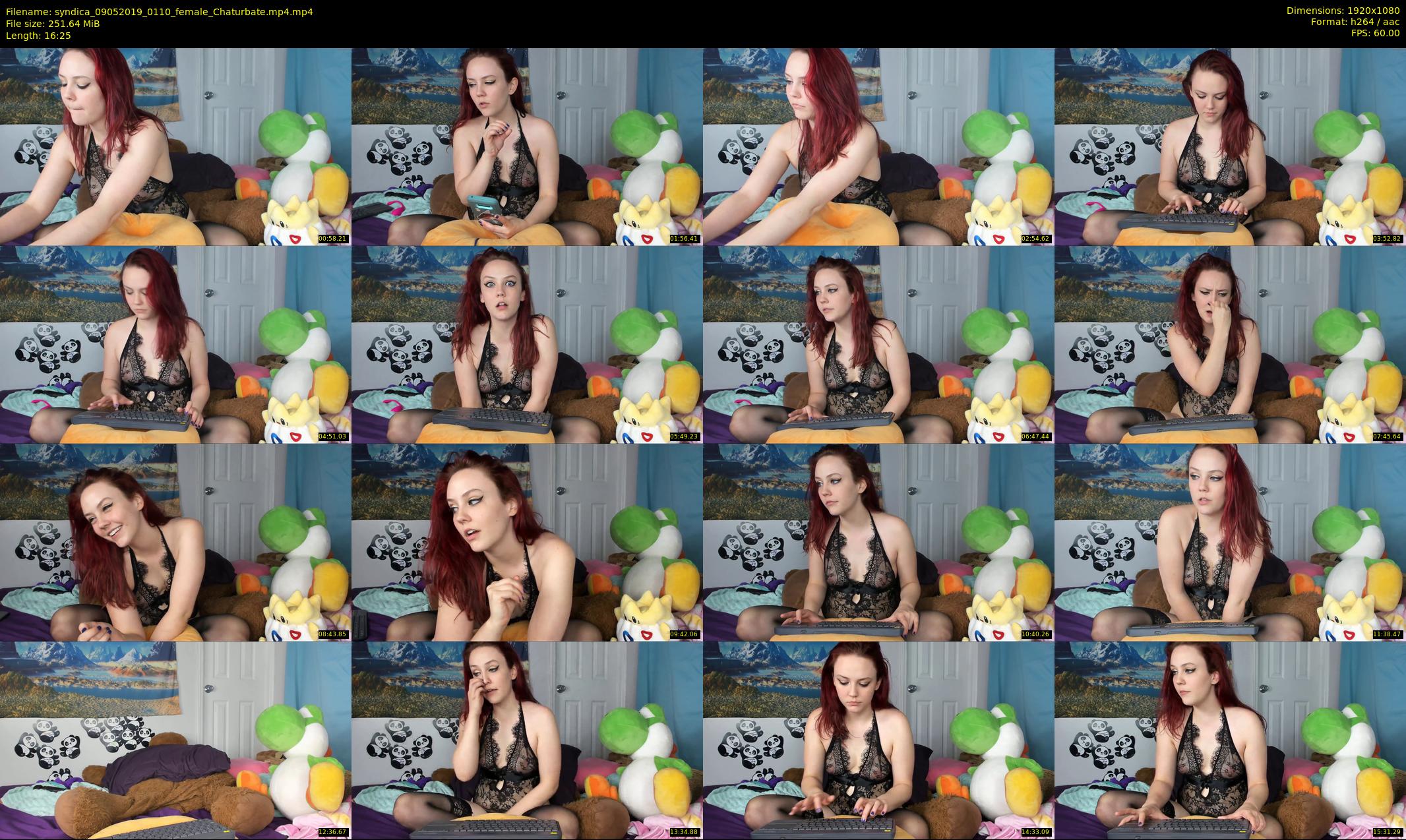 syndica — 17 minute Chaturbate female cam show recording, 1080p, May 9, 2019