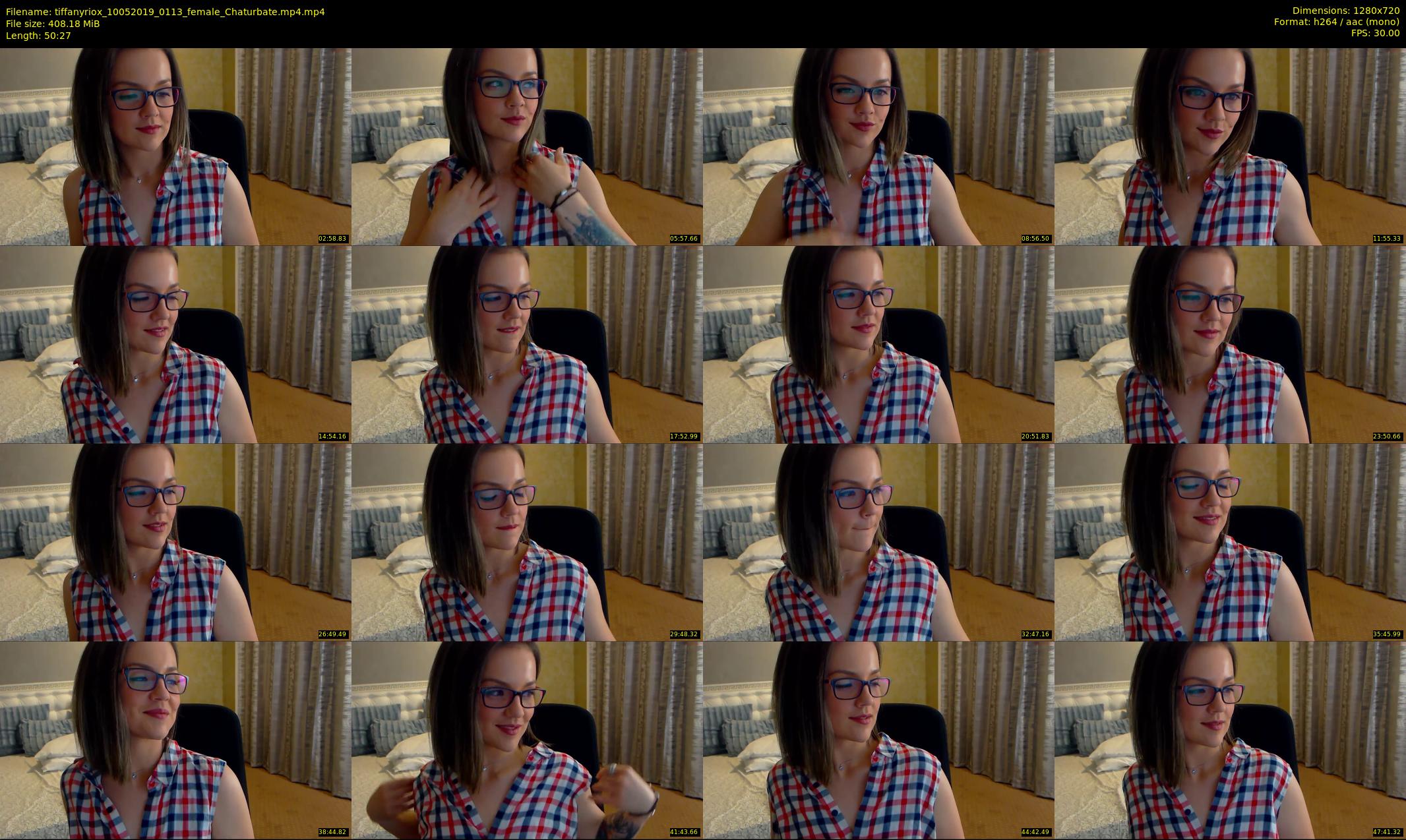 tiffanyriox — 51 minute Chaturbate female cam show recording, 720p, May 10, 2019
