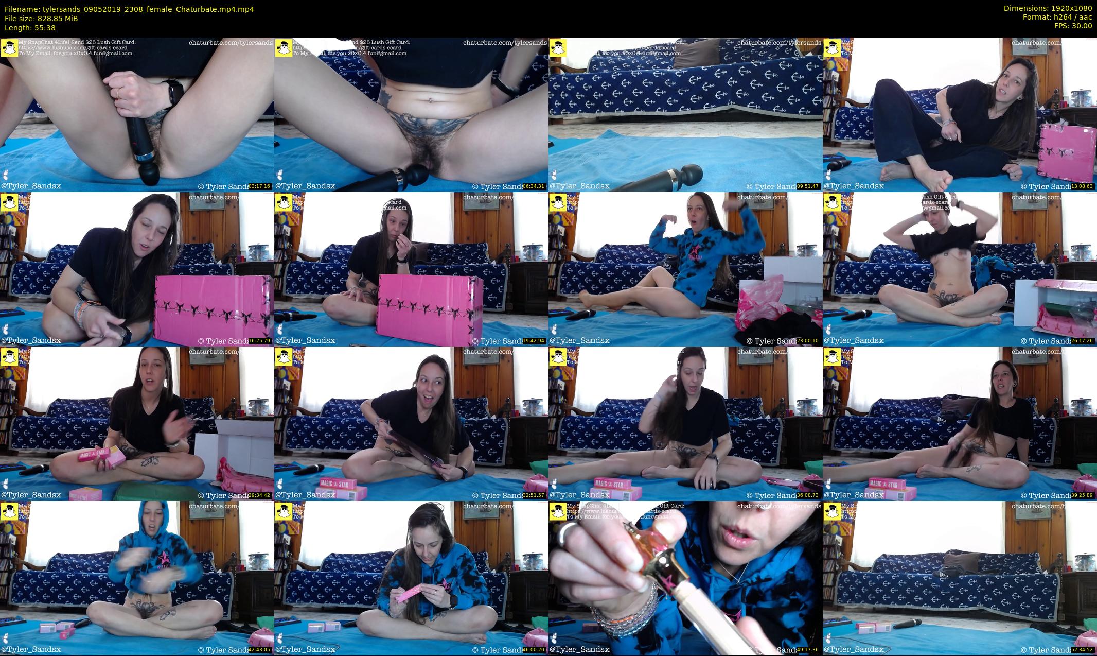tylersands — 56 minute Chaturbate female cam show recording, 1080p, May 9, 2019