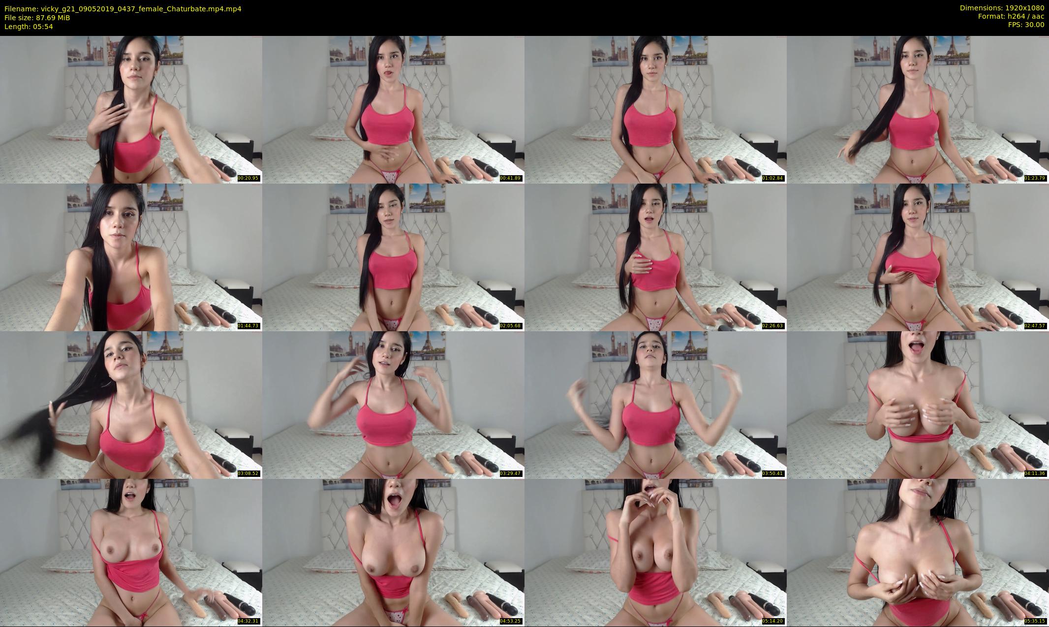 vicky_g21 — 6 minute Chaturbate female cam show recording, 1080p, May 9, 2019