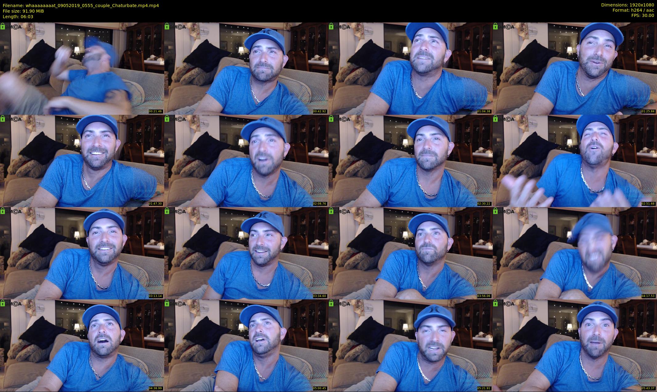 whaaaaaaaat — 7 minute Chaturbate couple cam show recording, 1080p, May 9, 2019
