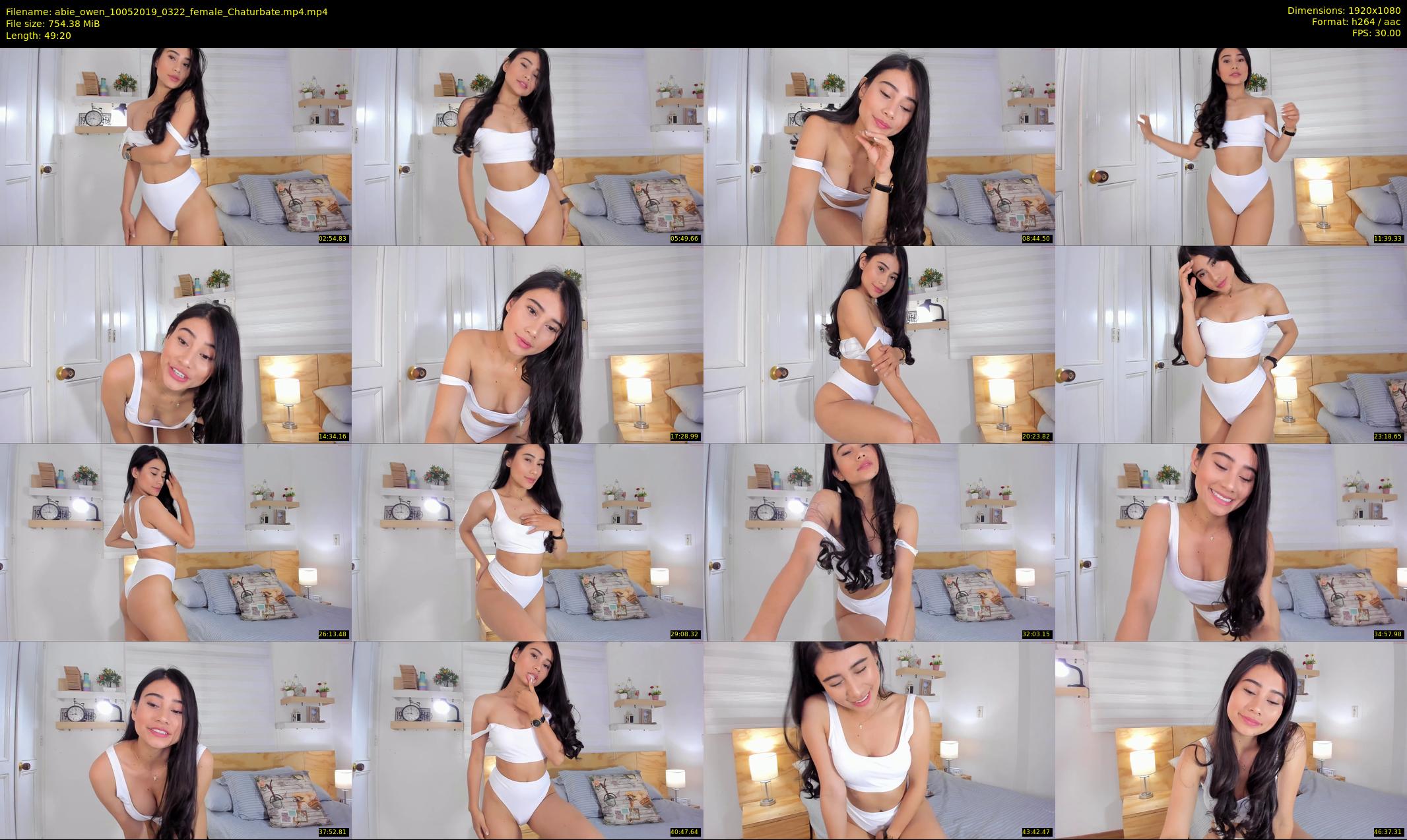 abie_owen — 50 minute Chaturbate female cam show recording, 1080p, May 10, 2019