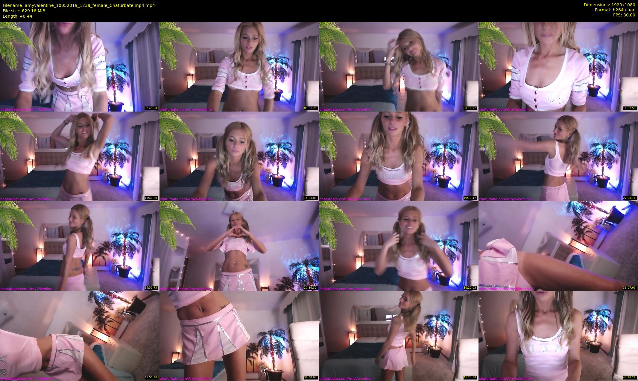 amyvalentine — 47 minute Chaturbate female cam show recording, 1080p, May 10, 2019