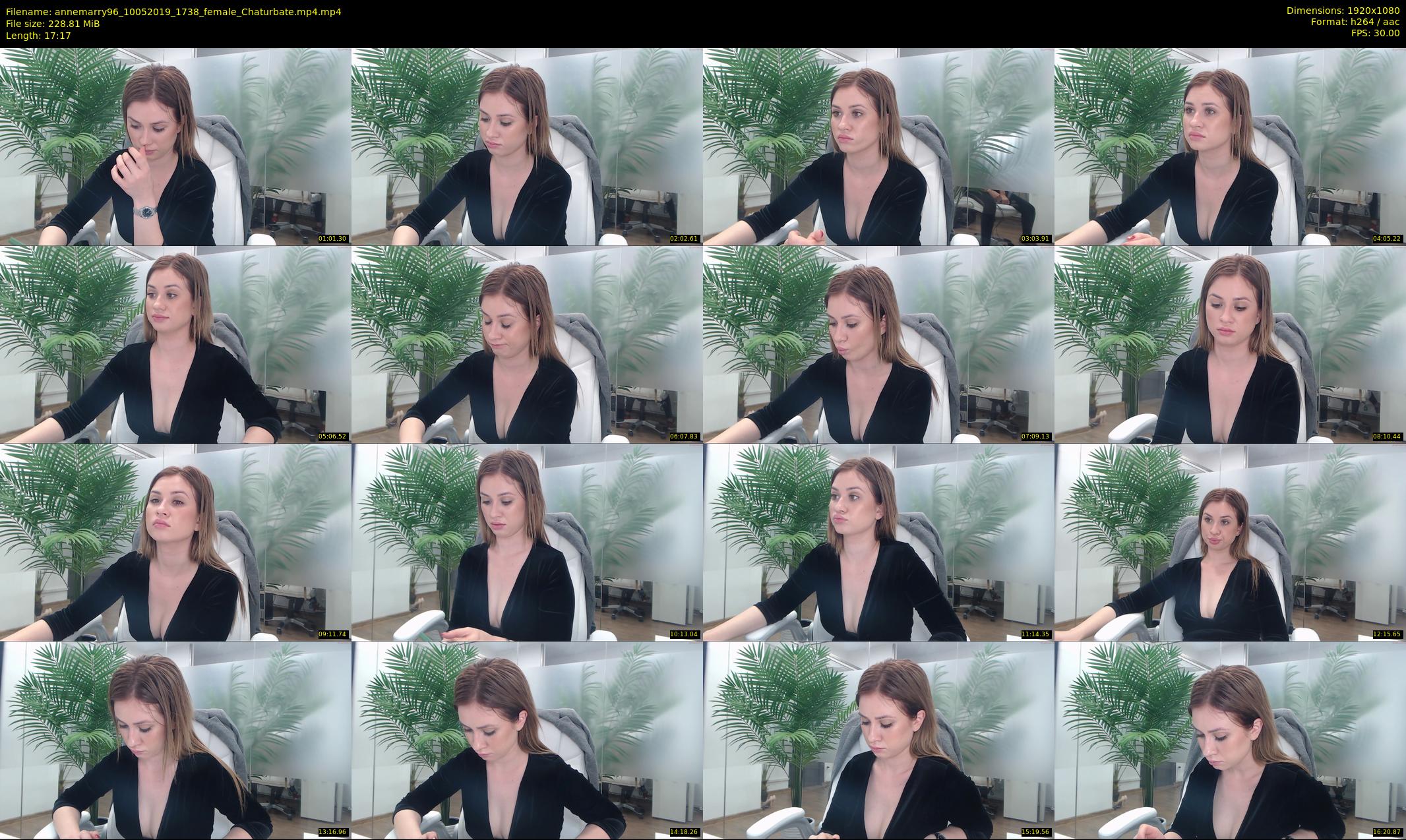 annemarry96 — 18 minute Chaturbate female cam show recording, 1080p, May 10, 2019