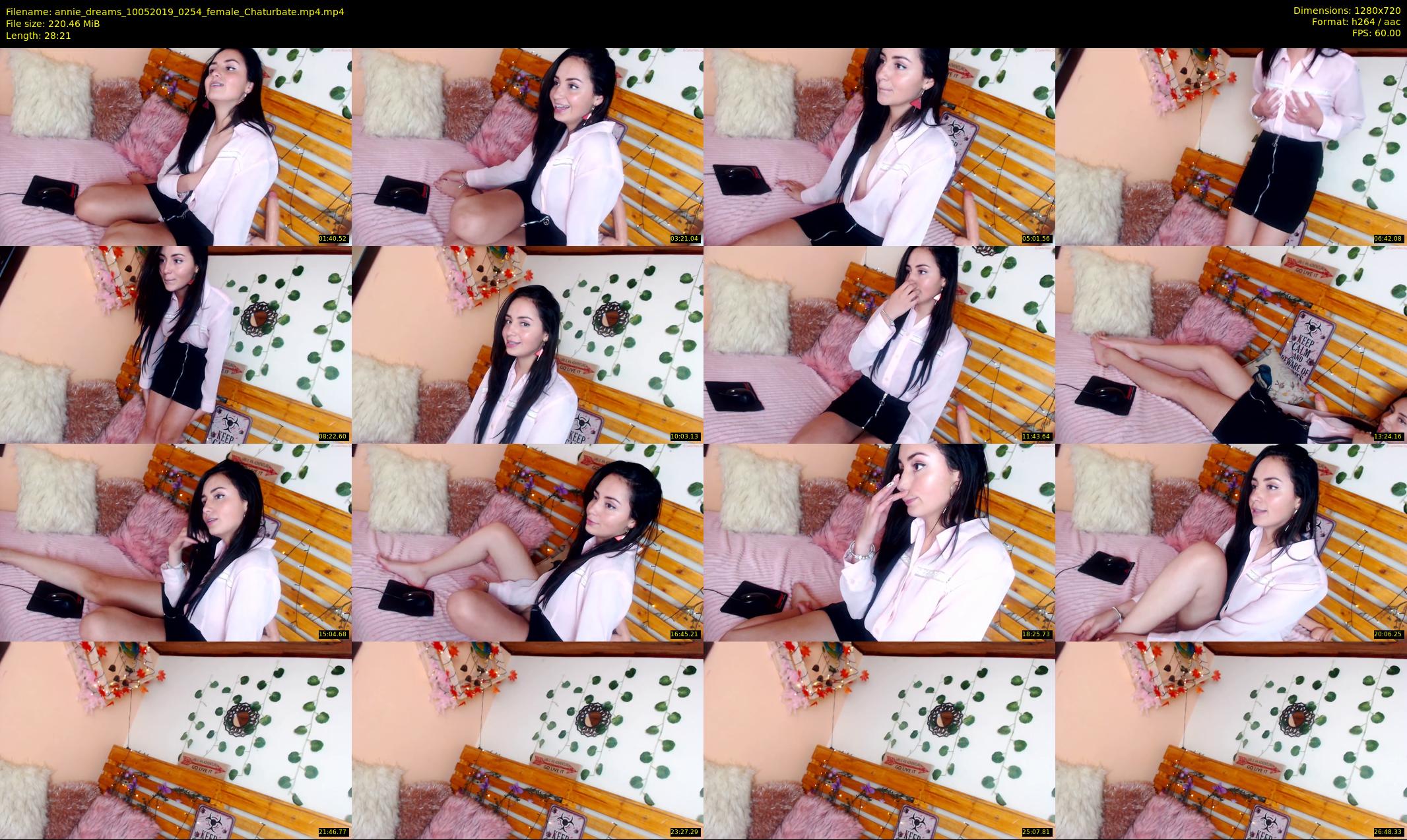 annie_dreams — 29 minute Chaturbate female cam show recording, 720p, May 10, 2019