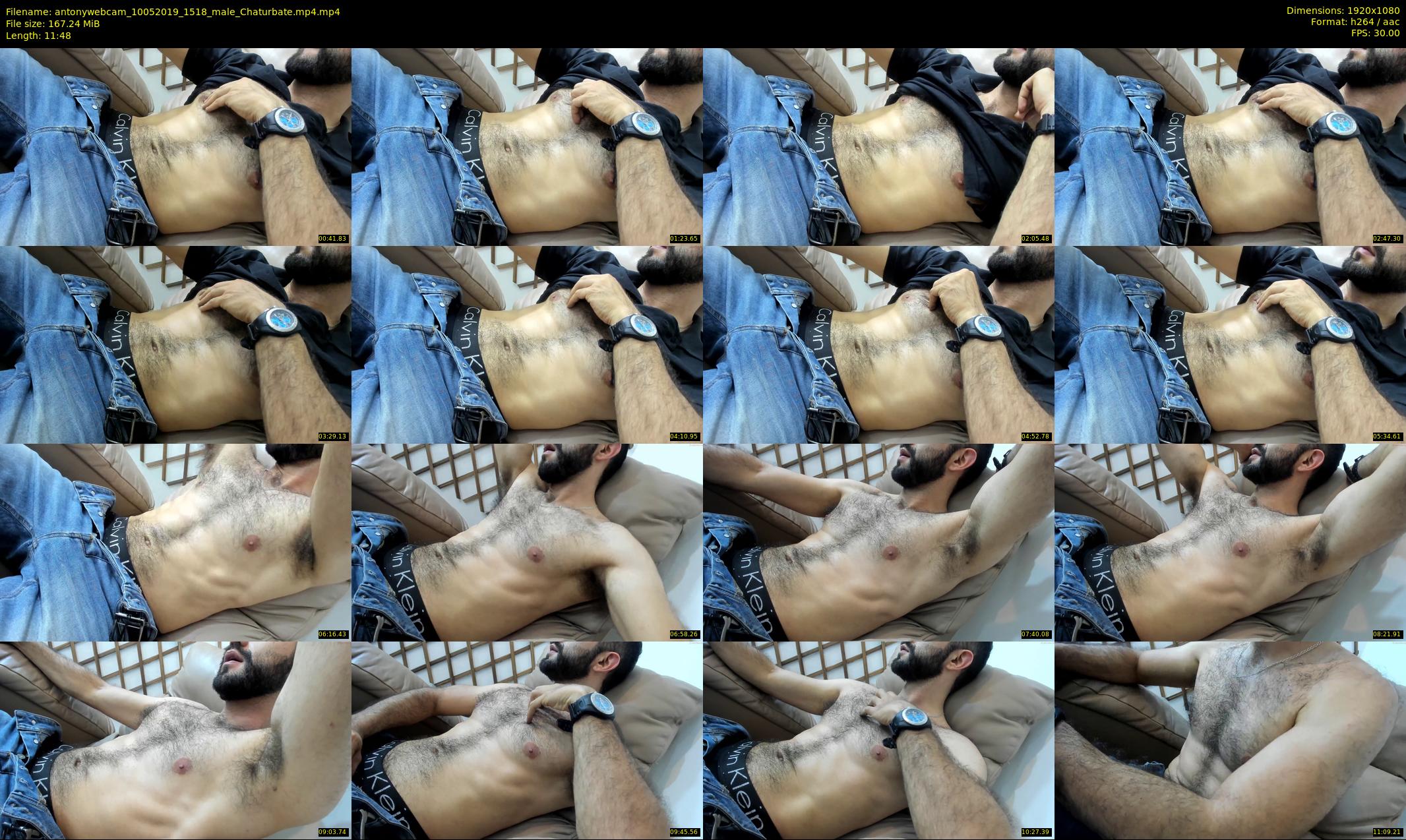 antonywebcam — 12 minute Chaturbate male cam show recording, 1080p, May 10, 2019