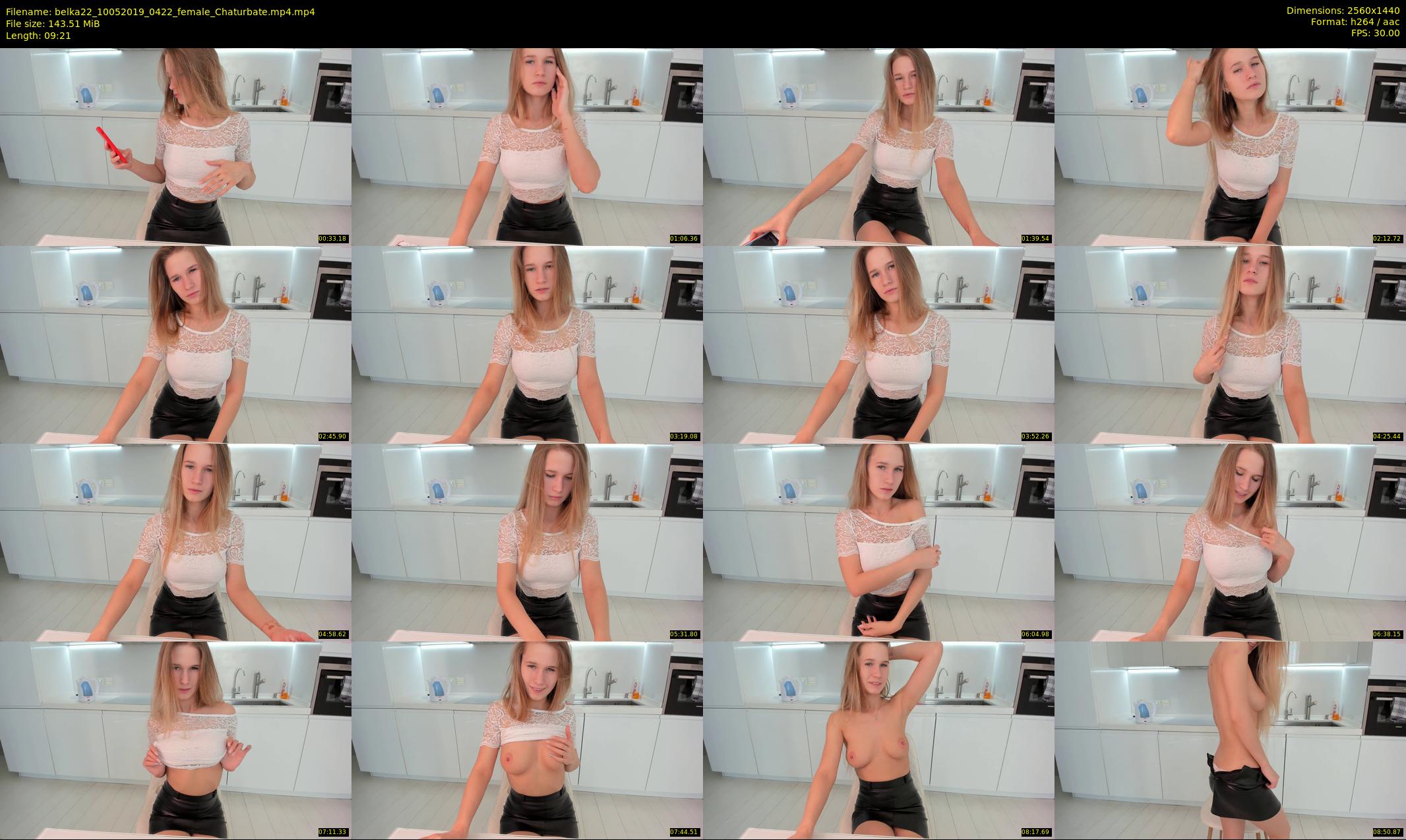 belka22 — 10 minute Chaturbate female cam show recording, 1080p, May 10, 2019