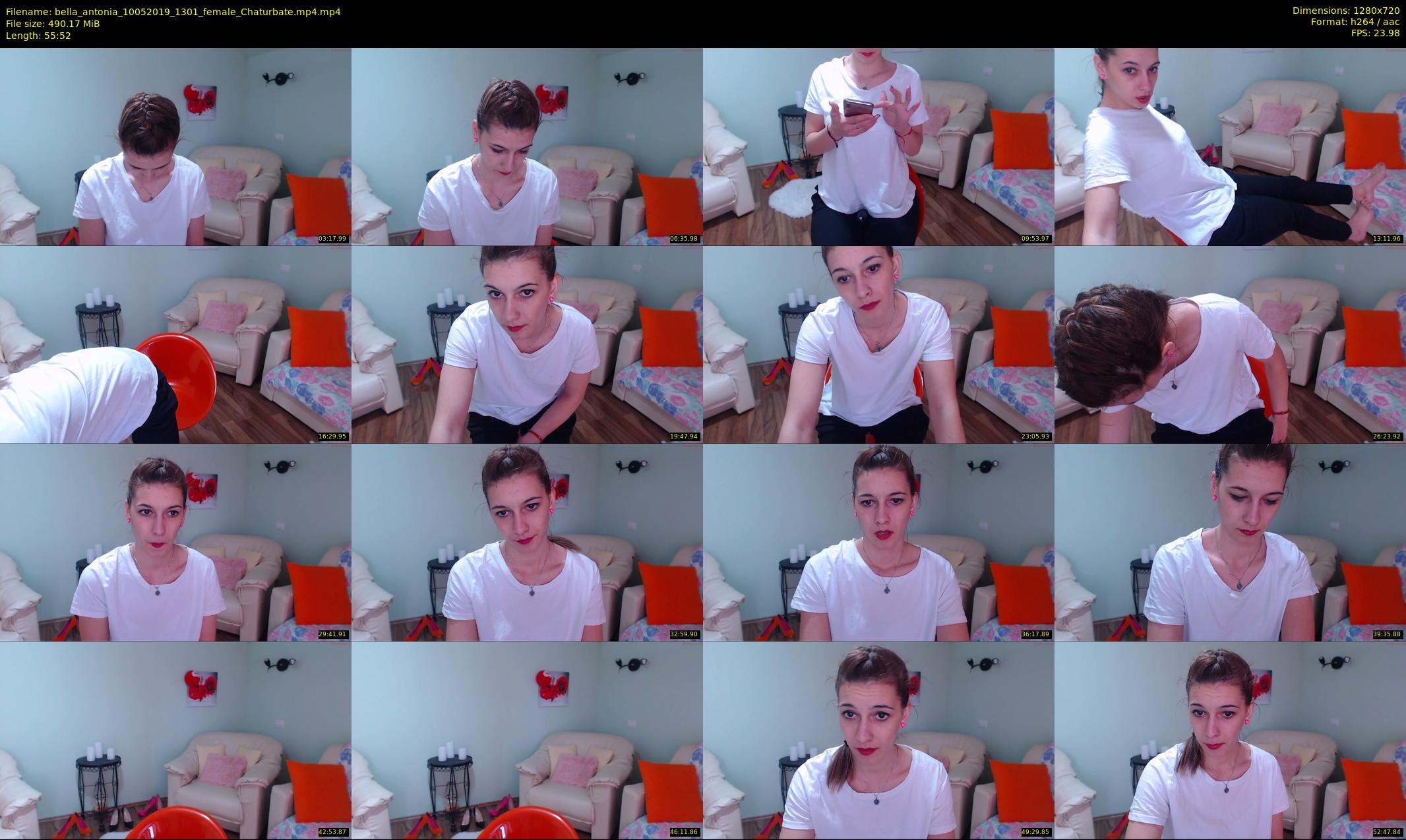 bella_antonia — 56 minute Chaturbate female cam show recording, 720p, May 10, 2019