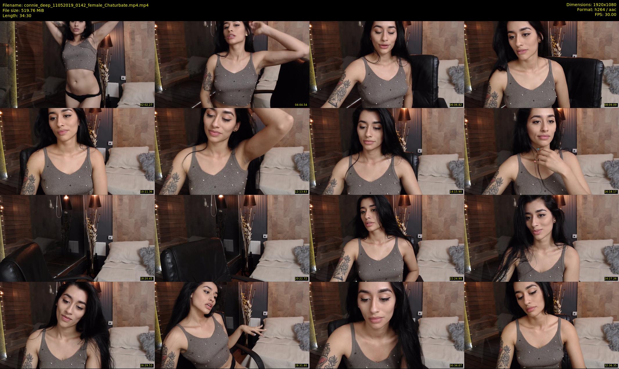 connie_deep — 35 minute Chaturbate female cam show recording, 1080p, May 11, 2019
