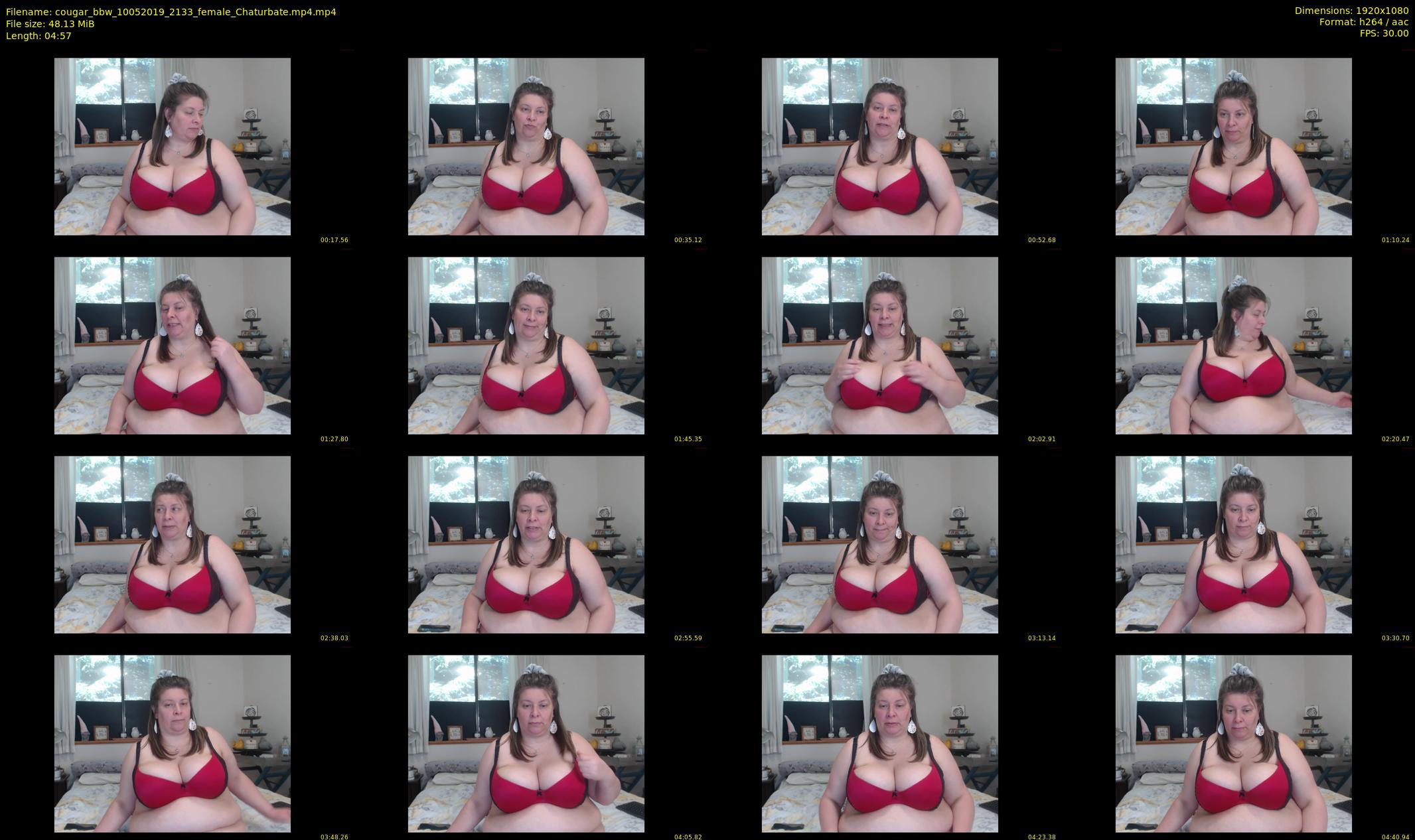 cougar_bbw — 5 minute Chaturbate female cam show recording, 1080p, May 10, 2019