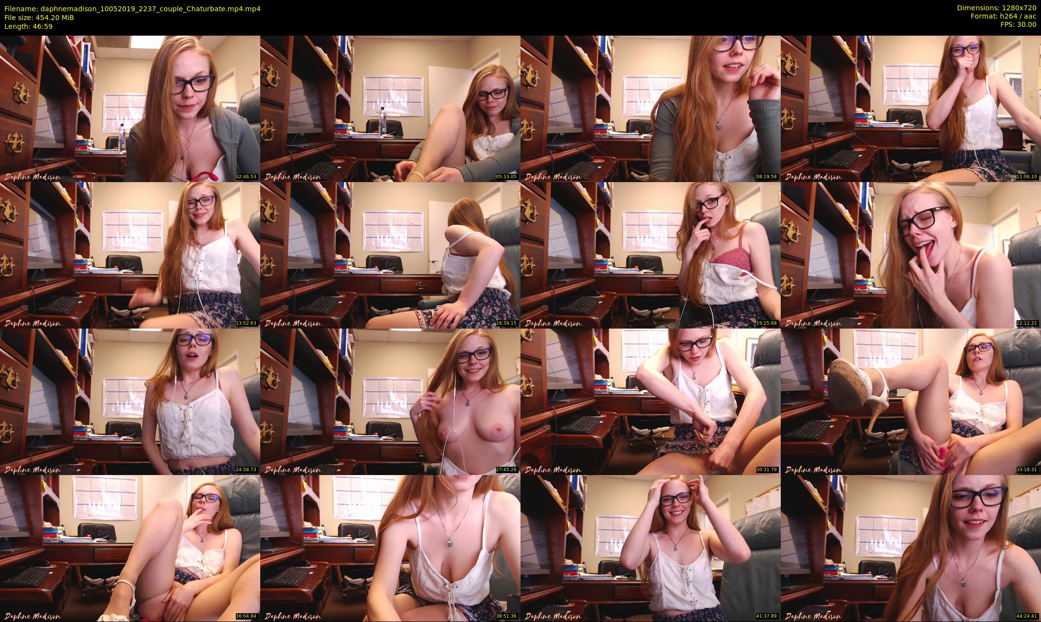 daphnemadison — 47 minute Chaturbate couple cam show recording, 720p, May 10, 2019