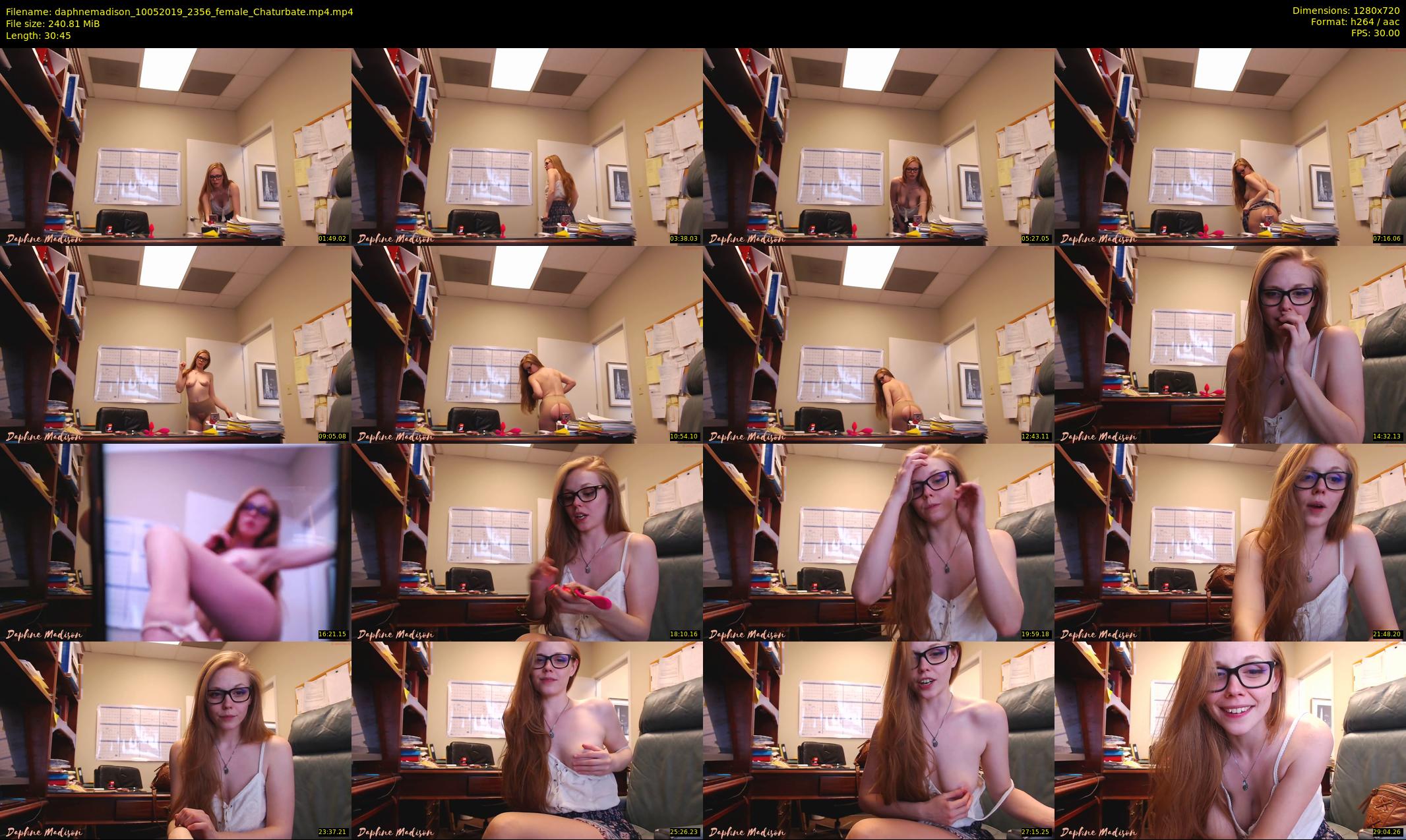 daphnemadison — 31 minute Chaturbate couple cam show recording, 720p, May 10, 2019