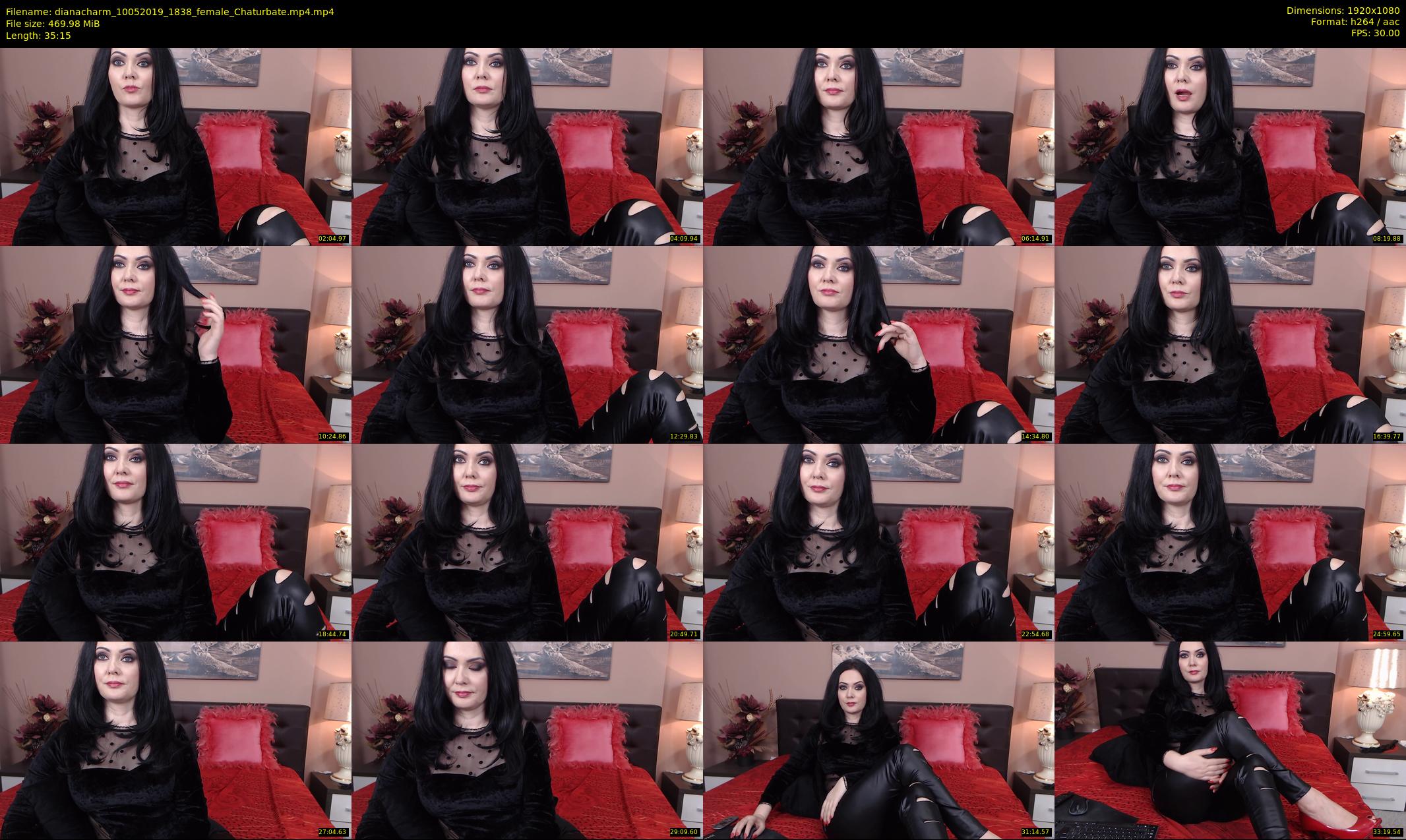 dianacharm — 36 minute Chaturbate female cam show recording, 1080p, May 10, 2019