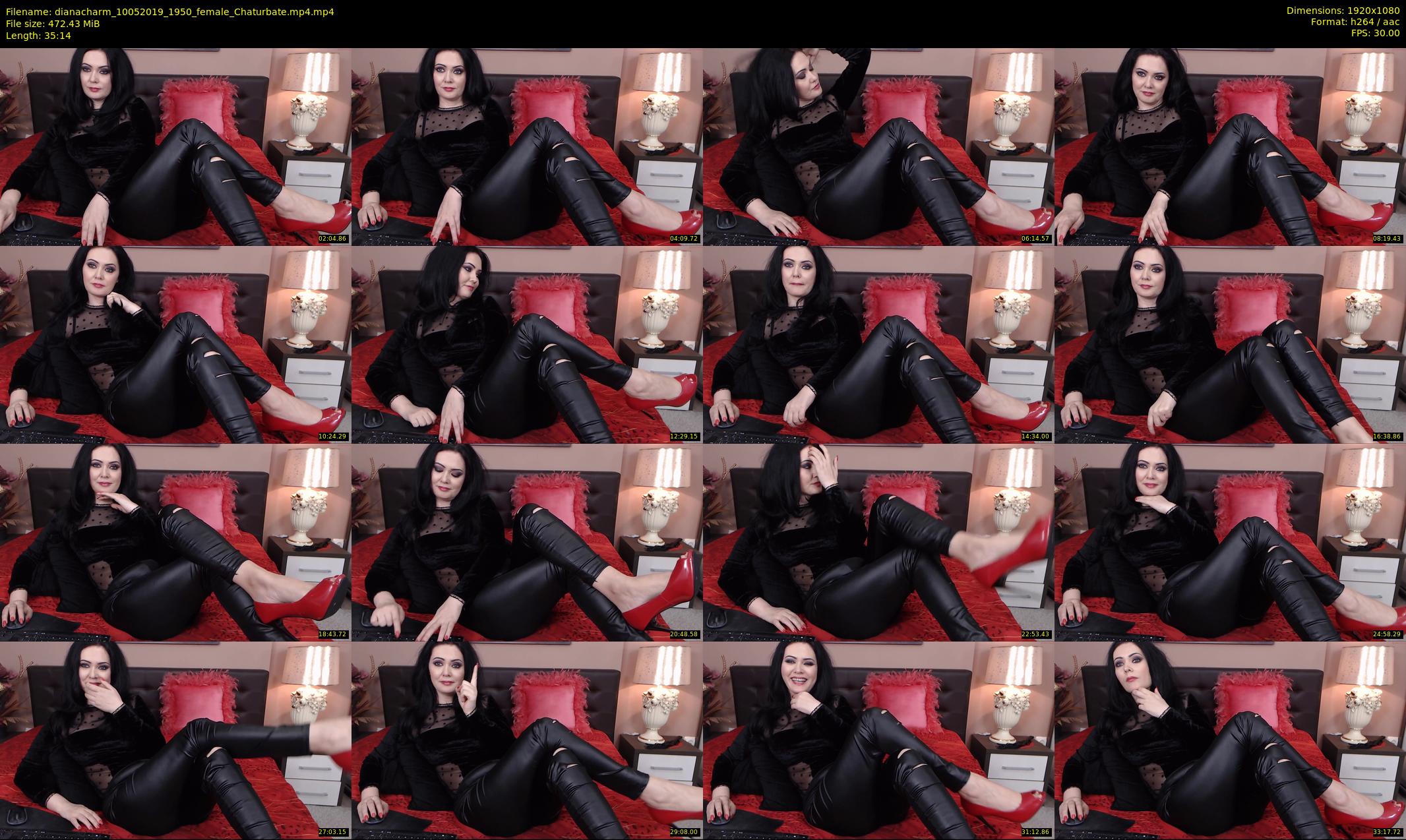 dianacharm — 36 minute Chaturbate female cam show recording, 1080p, May 10, 2019