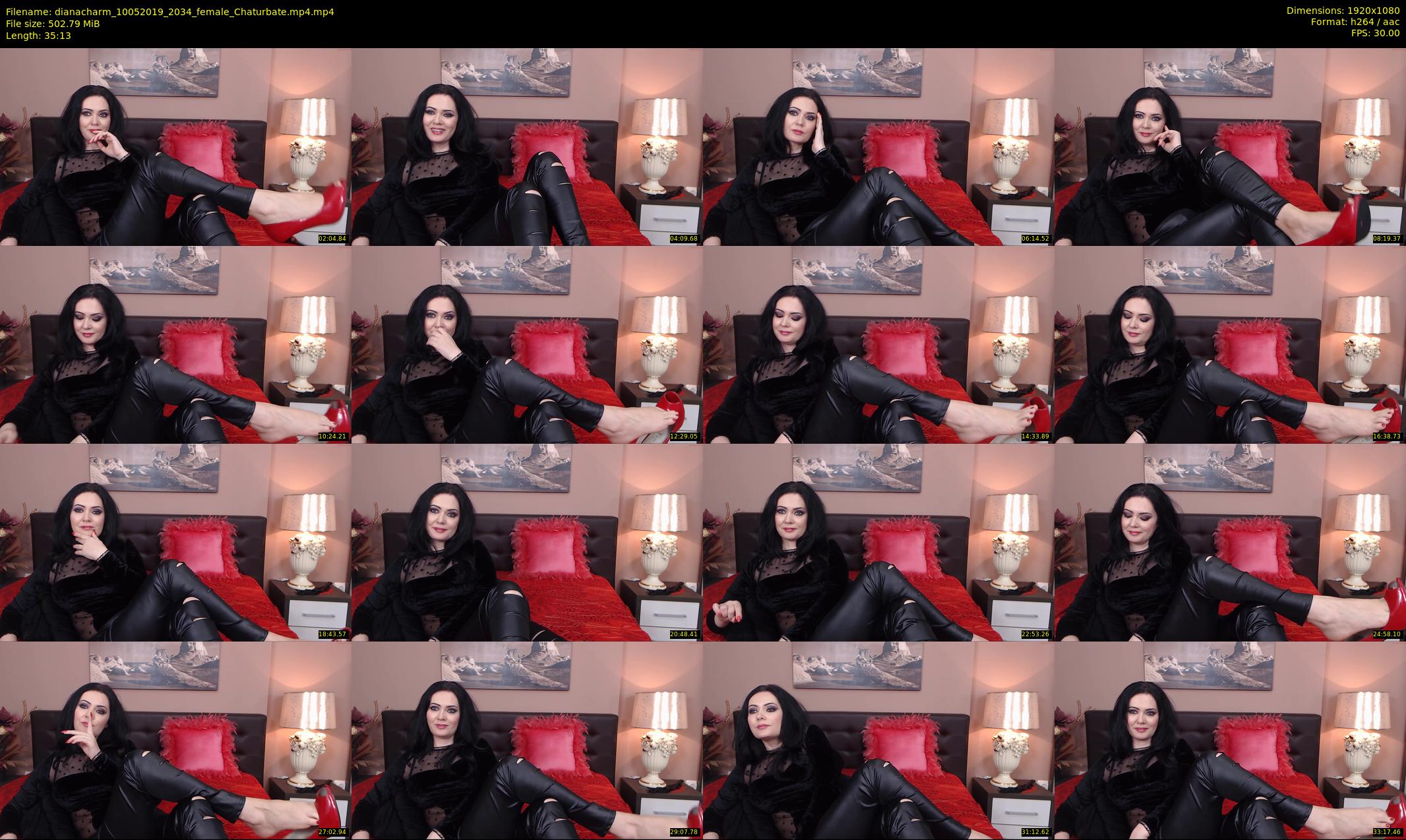 dianacharm — 36 minute Chaturbate female cam show recording, 1080p, May 10, 2019