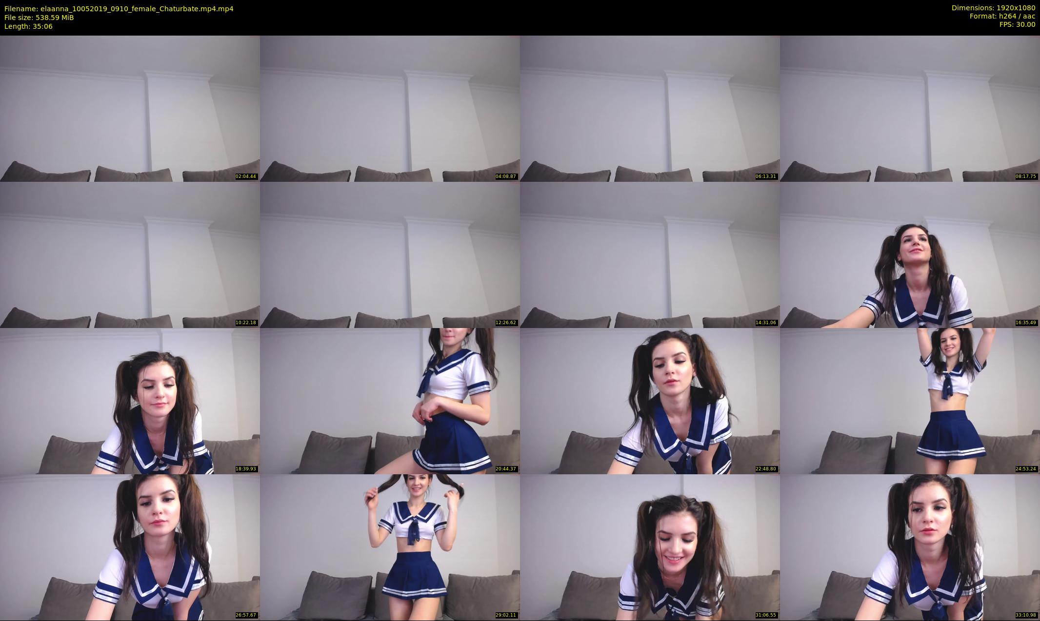 elaanna — 36 minute Chaturbate female cam show recording, 1080p, May 10, 2019
