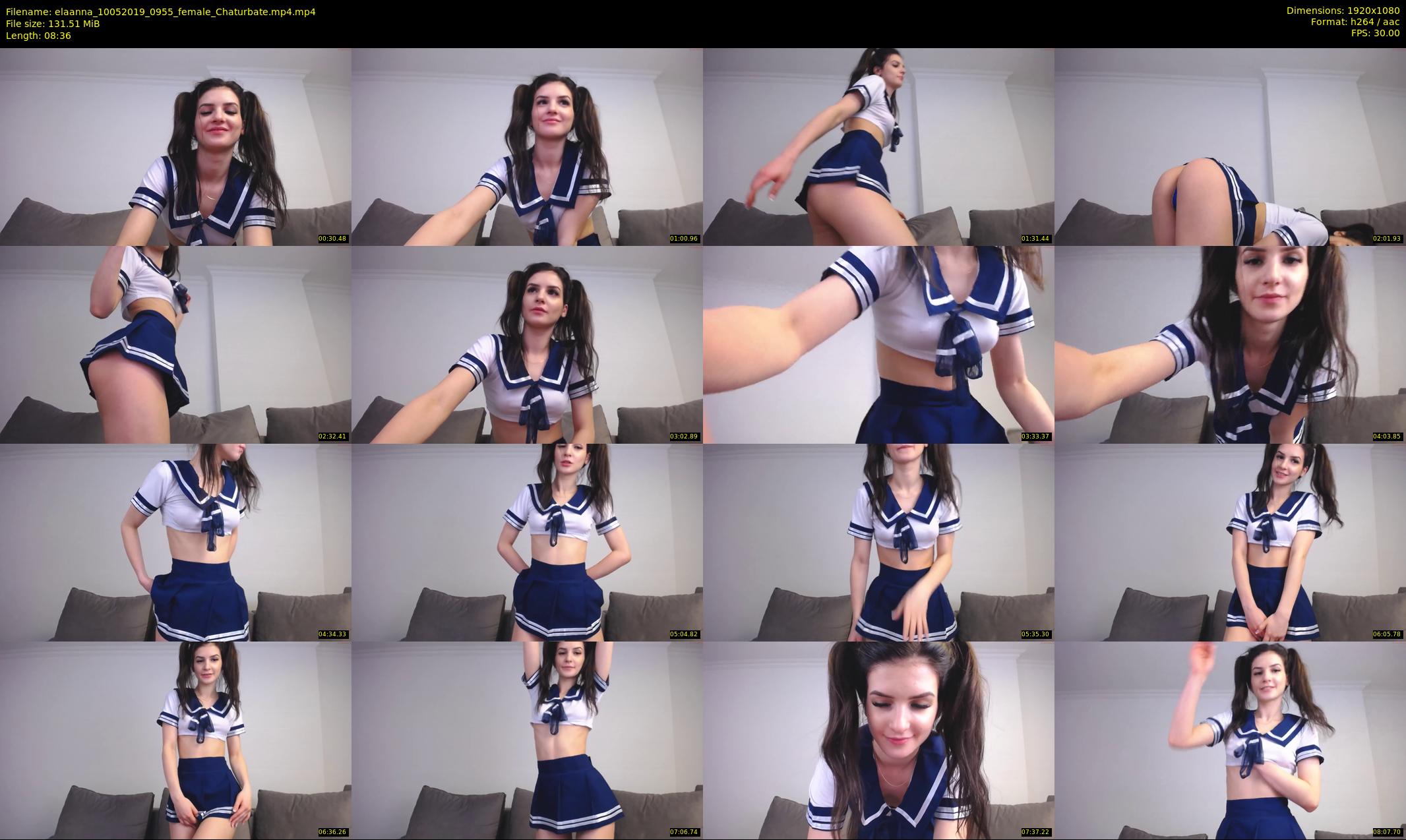 elaanna — 9 minute Chaturbate female cam show recording, 1080p, May 10, 2019