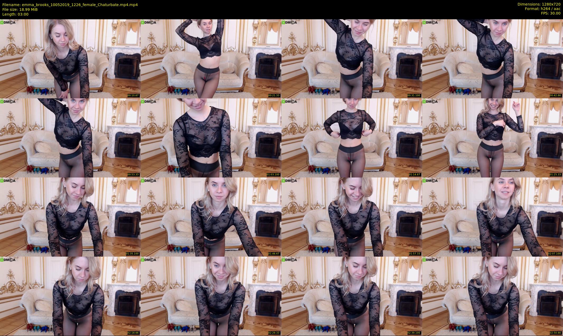 emma_brooks — 3 minute Chaturbate female cam show recording, 720p, May 10, 2019
