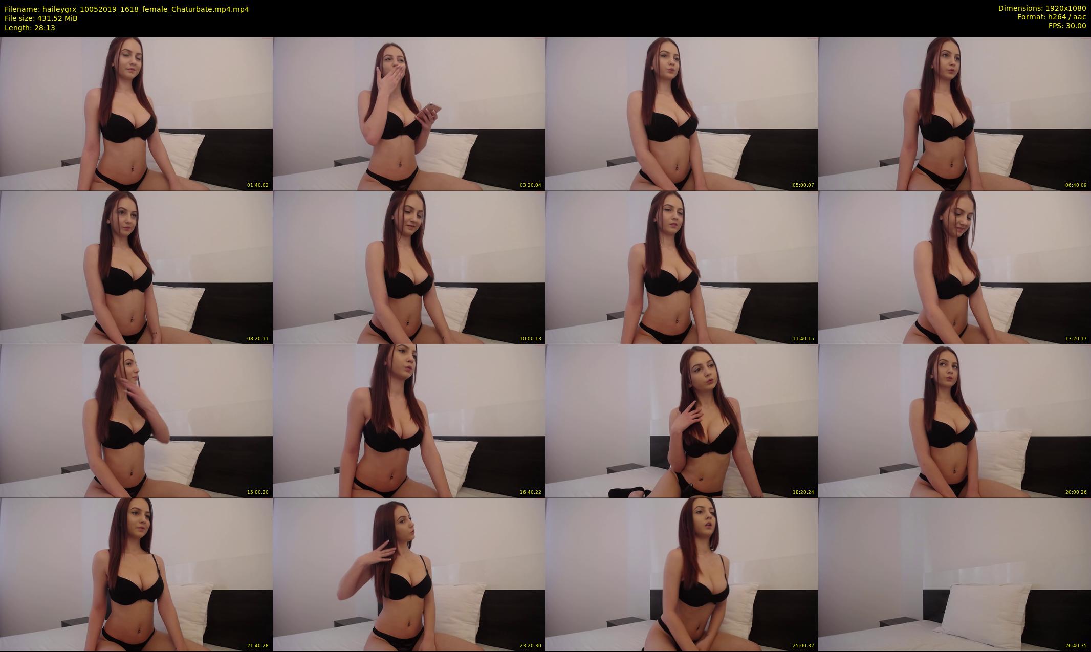 haileygrx — 29 minute Chaturbate female cam show recording, 1080p, May 10, 2019