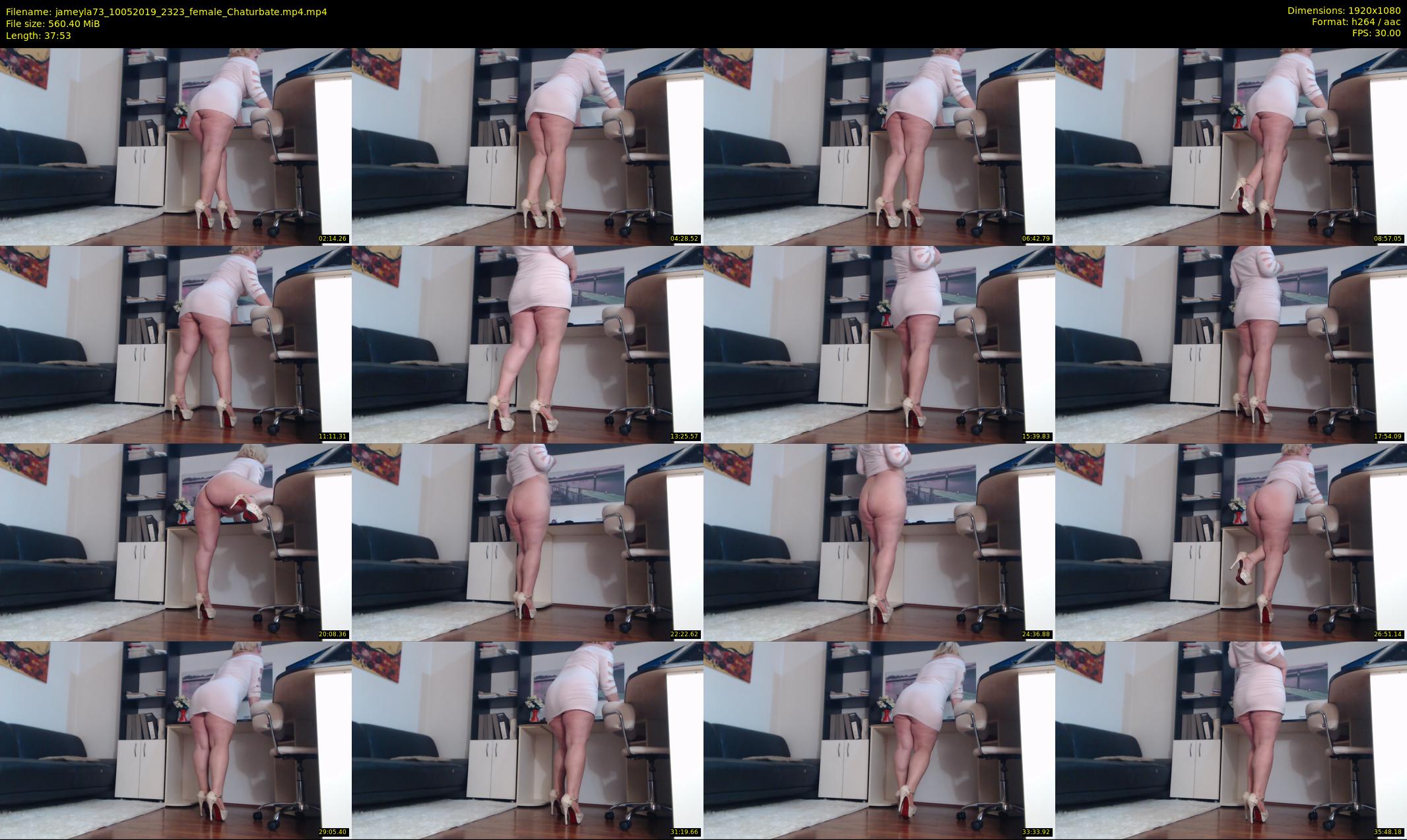 jameyla73 — 38 minute Chaturbate female cam show recording, 1080p, May 10, 2019