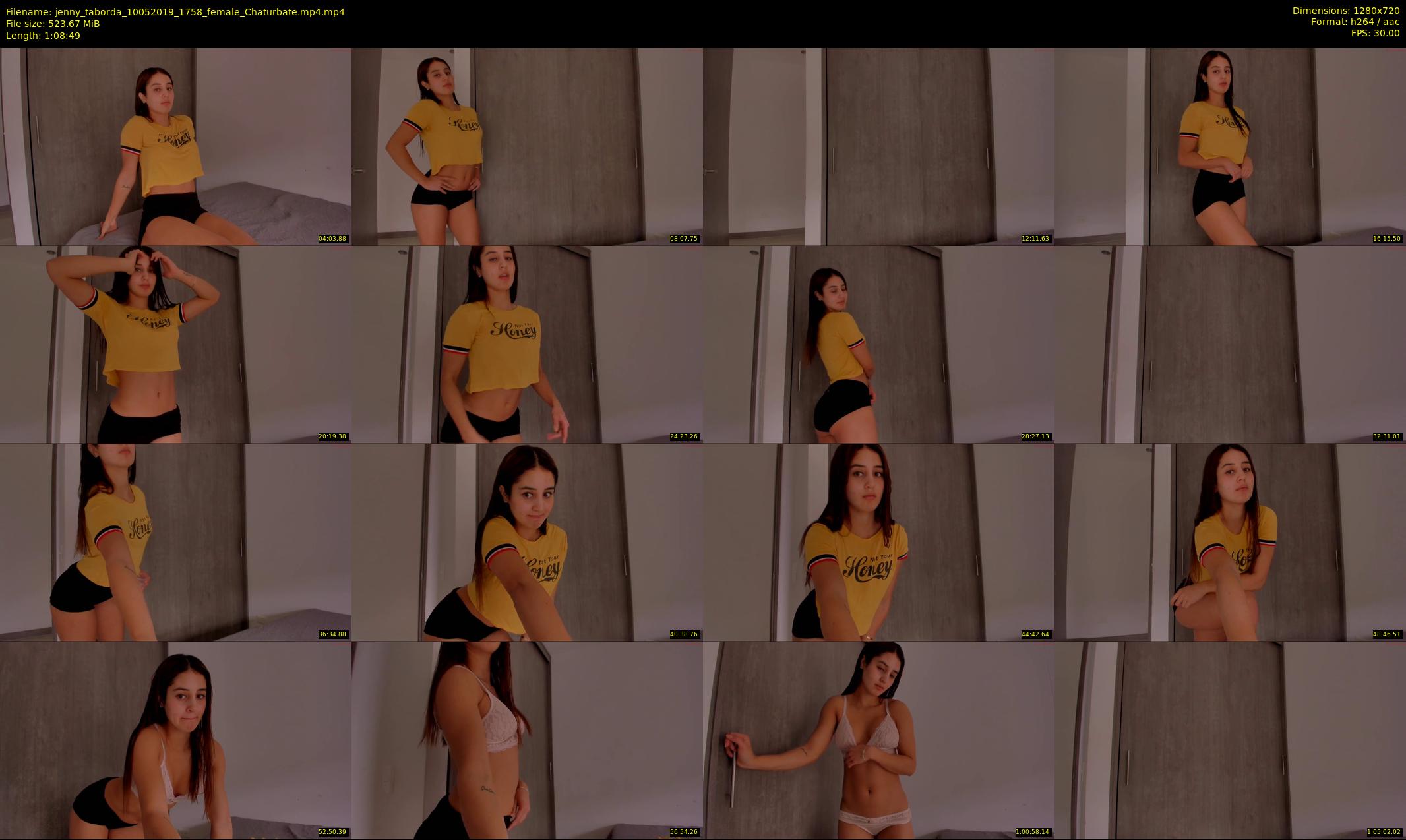 jenny_taborda — 69 minute Chaturbate female cam show recording, 720p, May 10, 2019