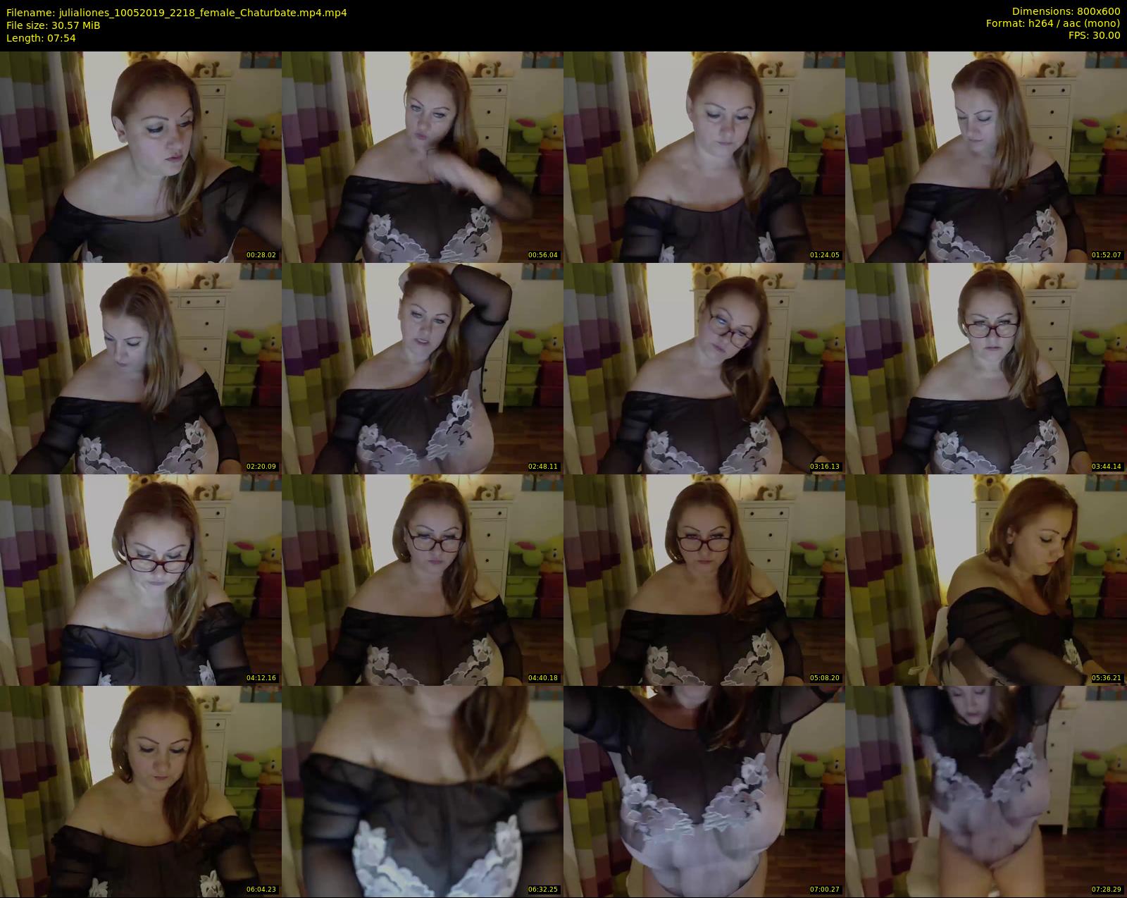 julialiones — 8 minute Chaturbate female cam show recording, 480p, May 10, 2019