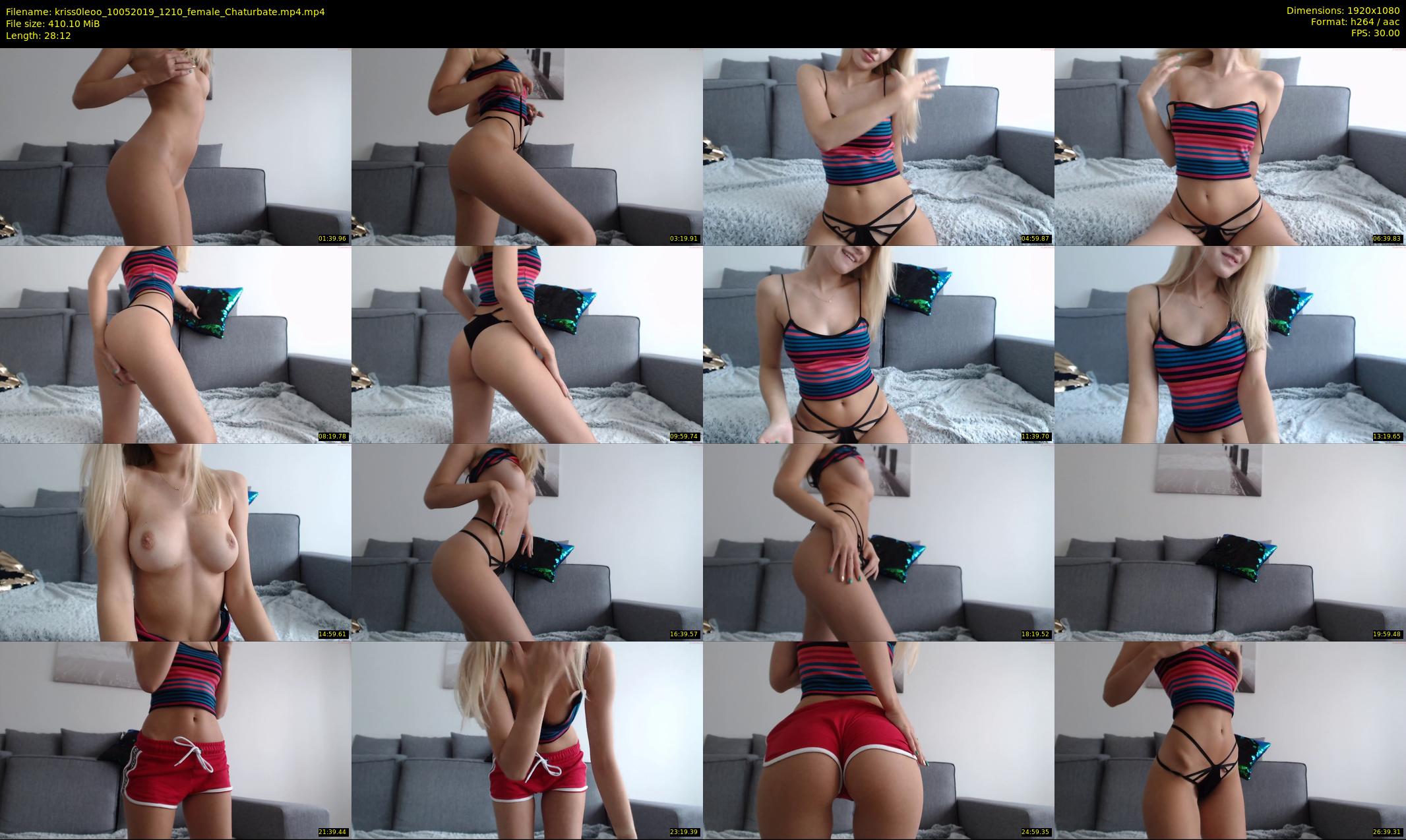 kriss0leoo — 29 minute Chaturbate couple cam show recording, 1080p, May 10, 2019