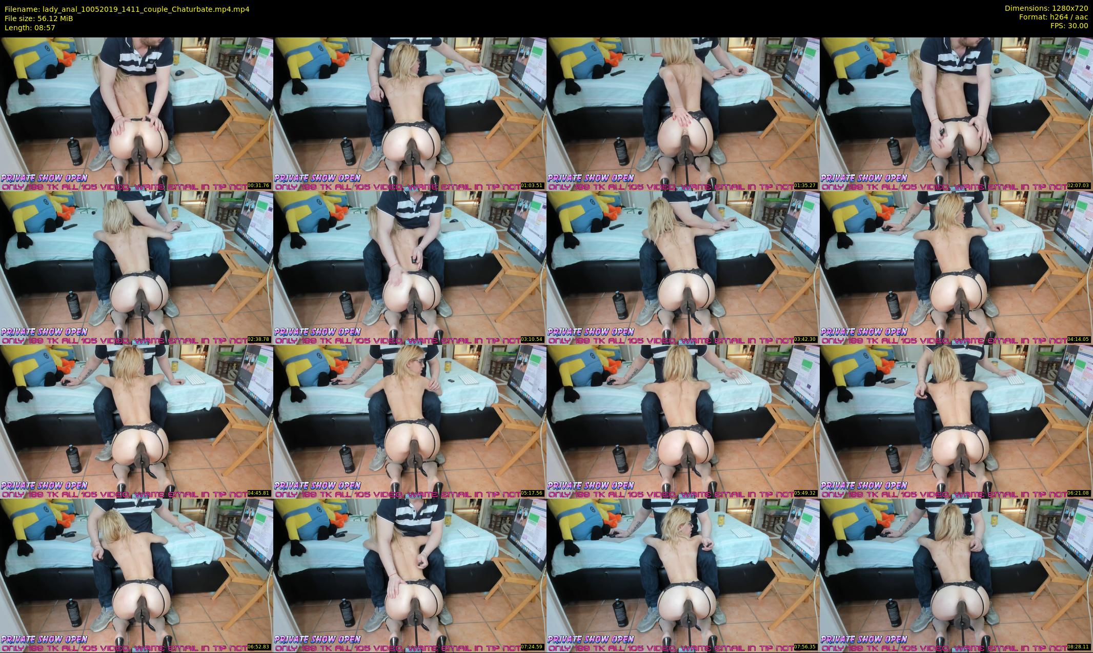 lady_anal — 9 minute Chaturbate female cam show recording, 720p, May 10, 2019