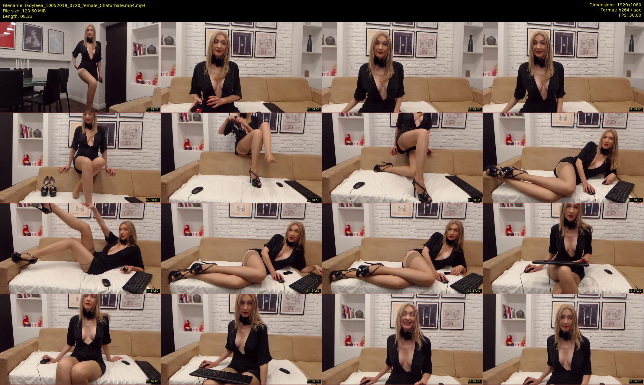 ladyleea — 9 minute Chaturbate female cam show recording, 1080p, May 10, 2019