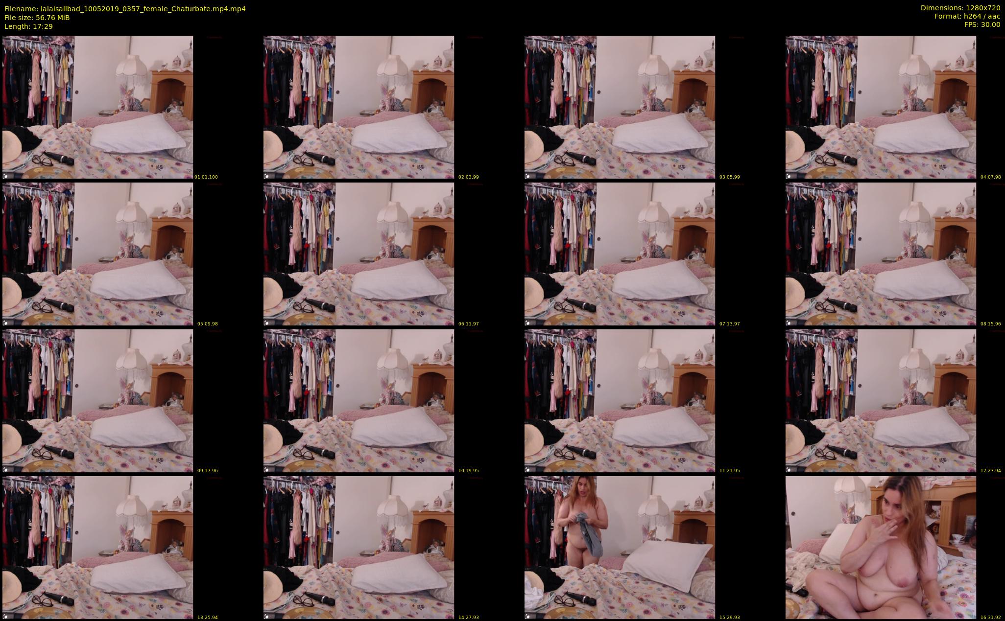 lalaisallbad — 18 minute Chaturbate female cam show recording, 720p, May 10, 2019