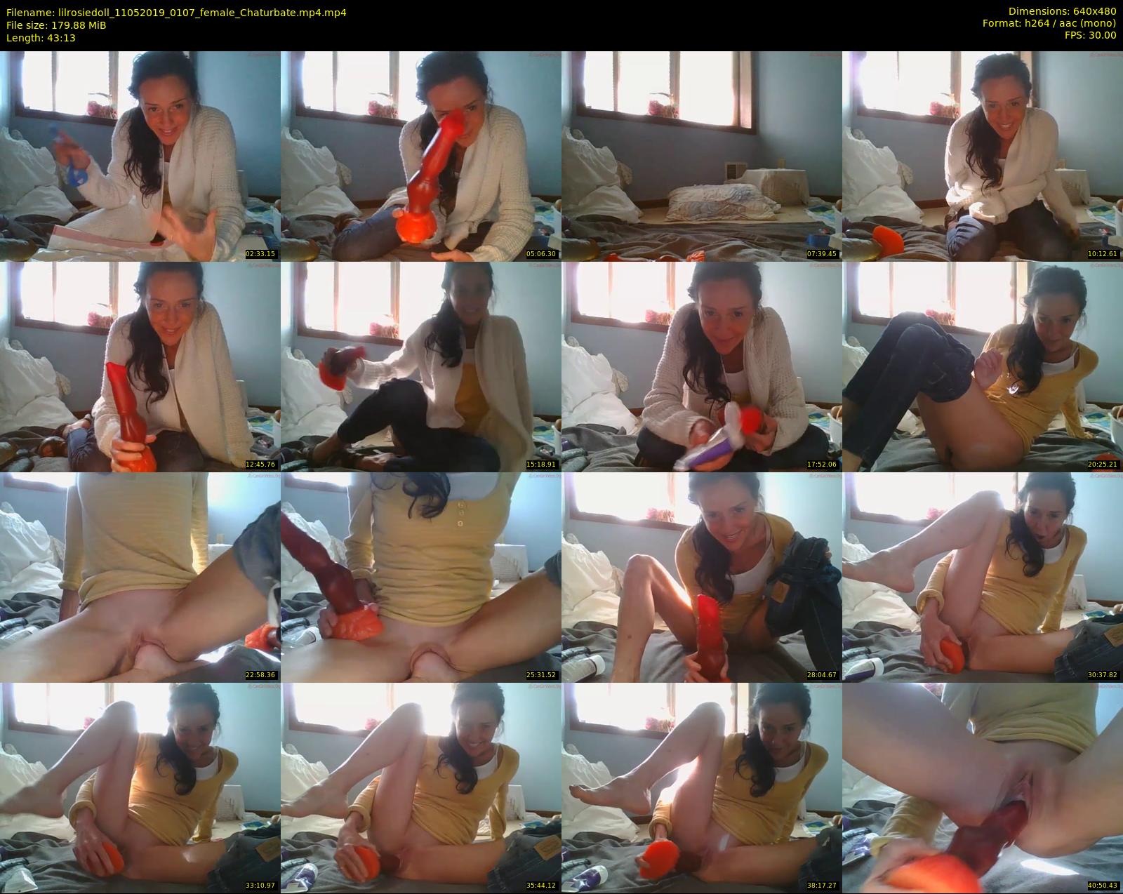 lilrosiedoll — 44 minute Chaturbate female cam show recording, 480p, May 11, 2019