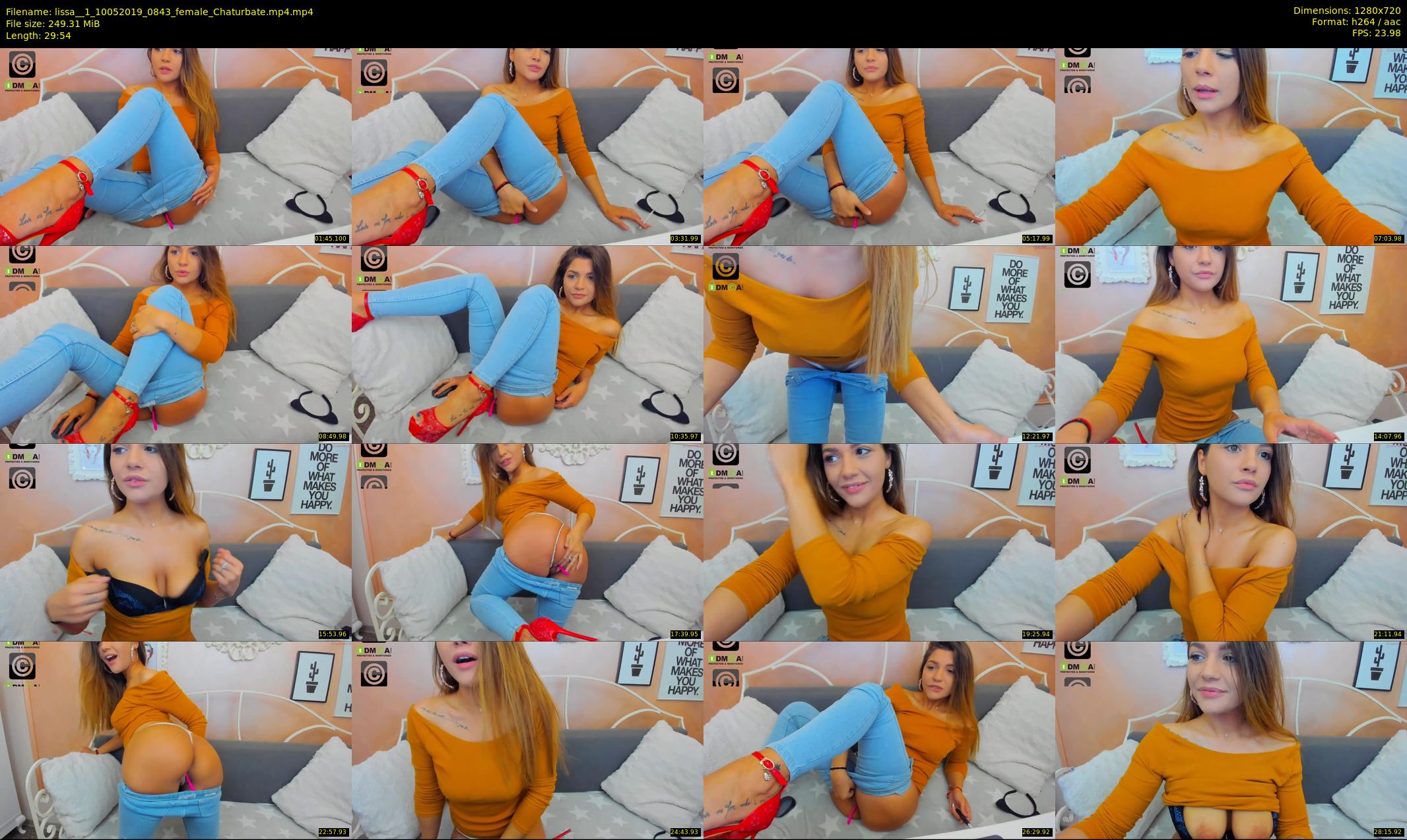 lissa__1 — 30 minute Chaturbate female cam show recording, 720p, May 10, 2019