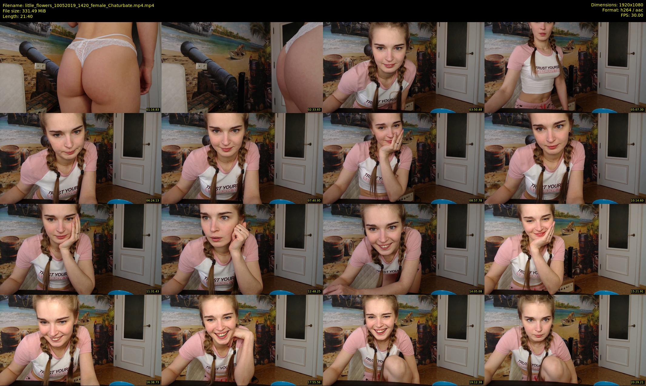 litlle_flowers — 22 minute Chaturbate female cam show recording, 1080p, May 10, 2019