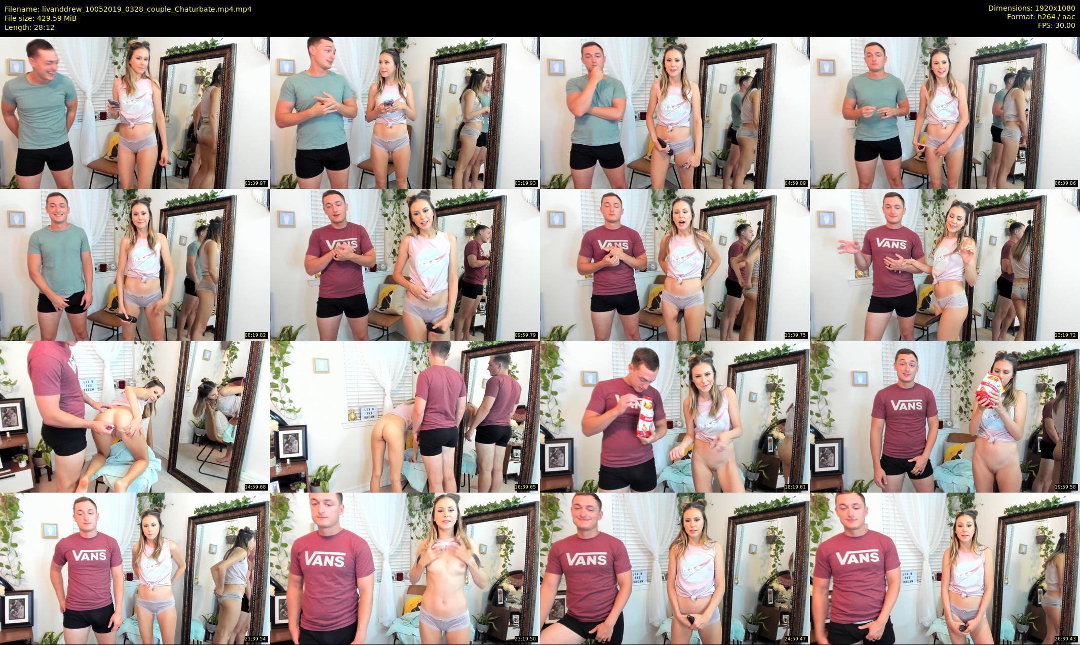 livanddrew — 29 minute Chaturbate couple cam show recording, 1080p, May 10, 2019