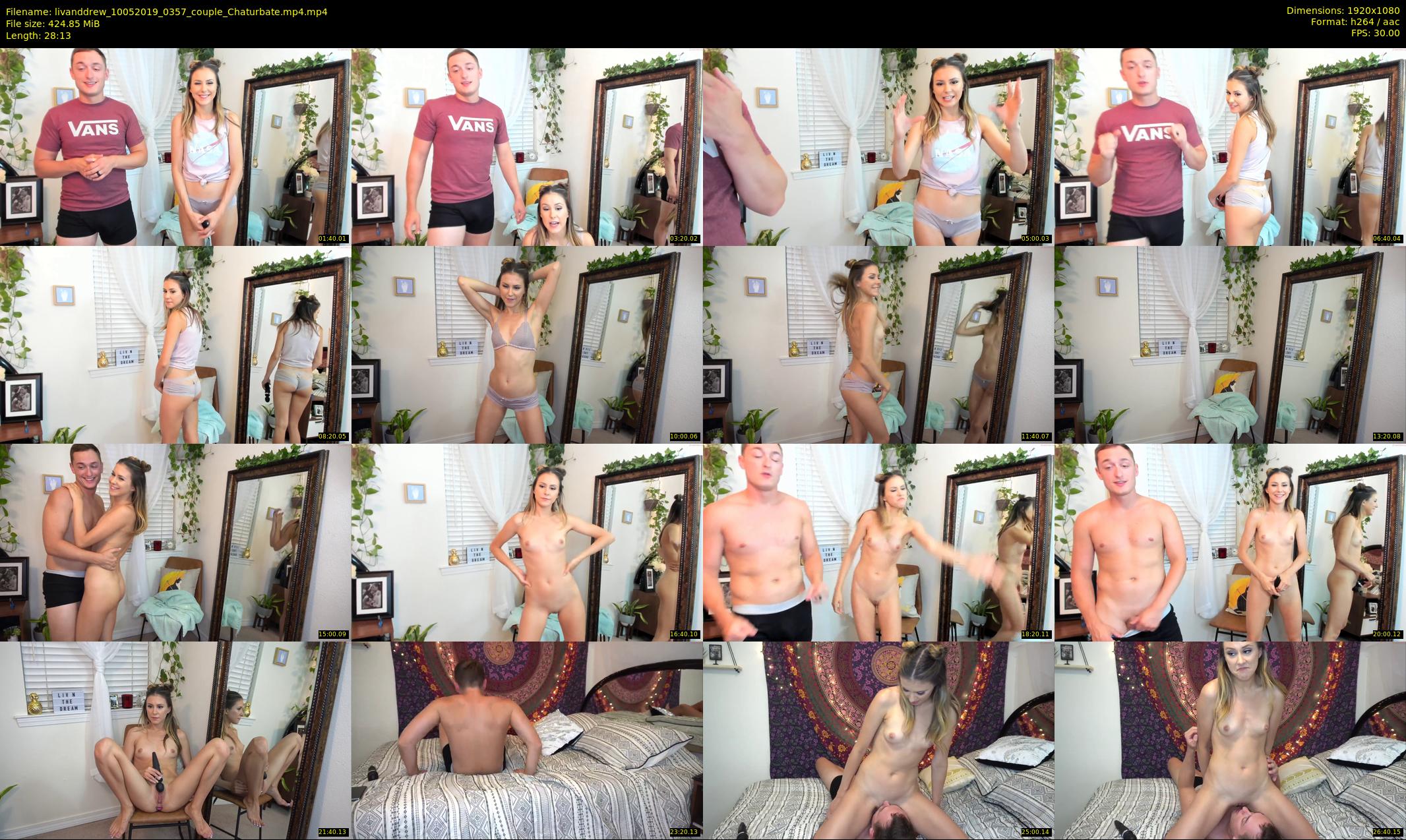livanddrew — 29 minute Chaturbate couple cam show recording, 1080p, May 10, 2019