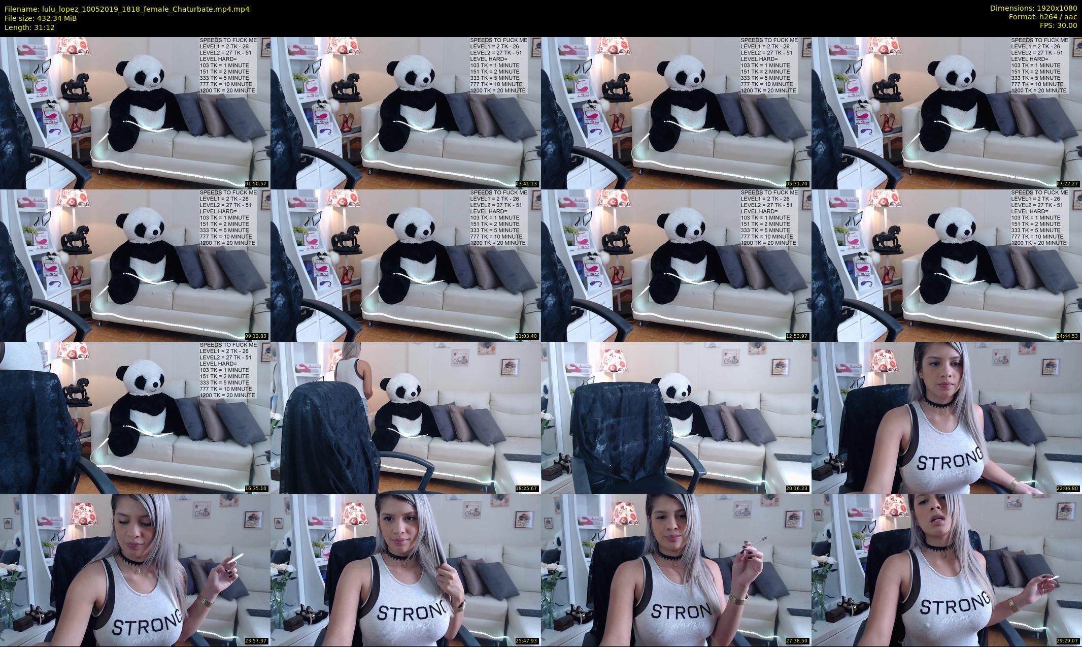 lulu_lopez — 32 minute Chaturbate female cam show recording, 1080p, May 10, 2019