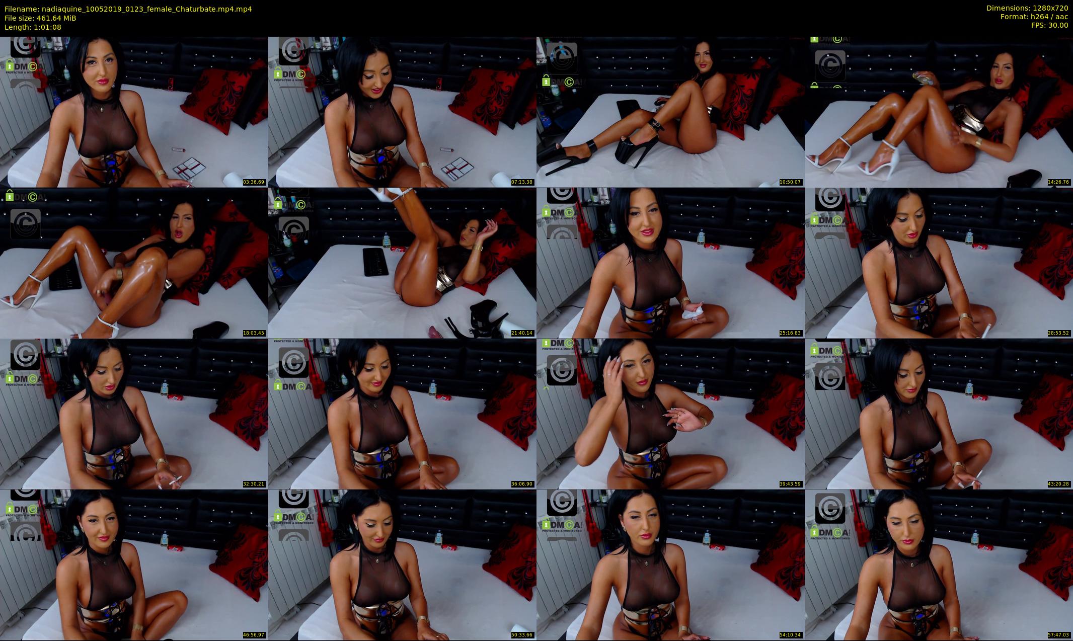 nadiaquine — 62 minute Chaturbate female cam show recording, 720p, May 10, 2019
