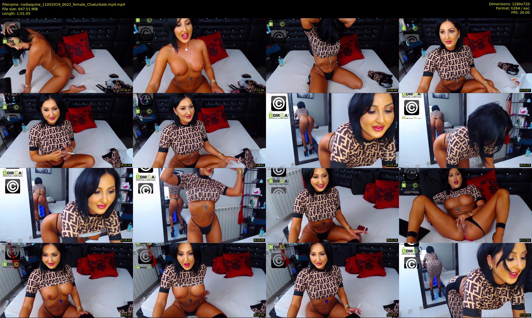 nadiaquine — 62 minute Chaturbate female cam show recording, 720p, May 11, 2019