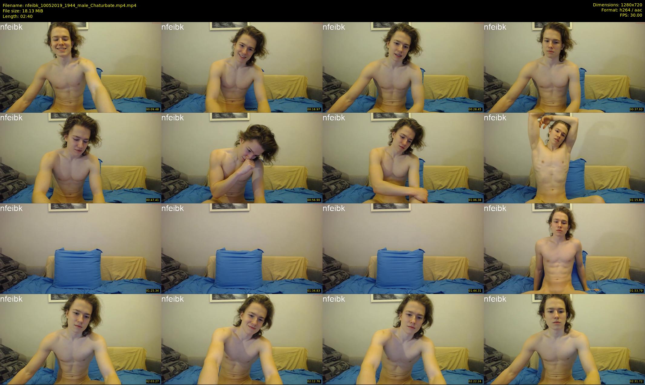 nfeibk — 3 minute Chaturbate male cam show recording, 720p, May 10, 2019