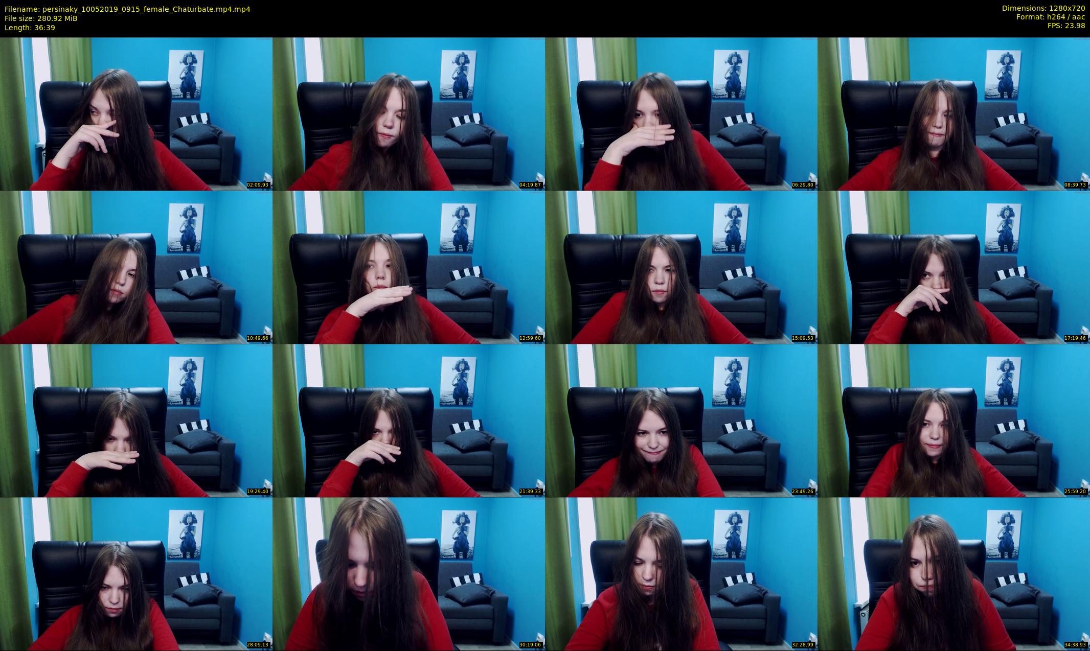 persinaky — 37 minute Chaturbate female cam show recording, 720p, May 10, 2019