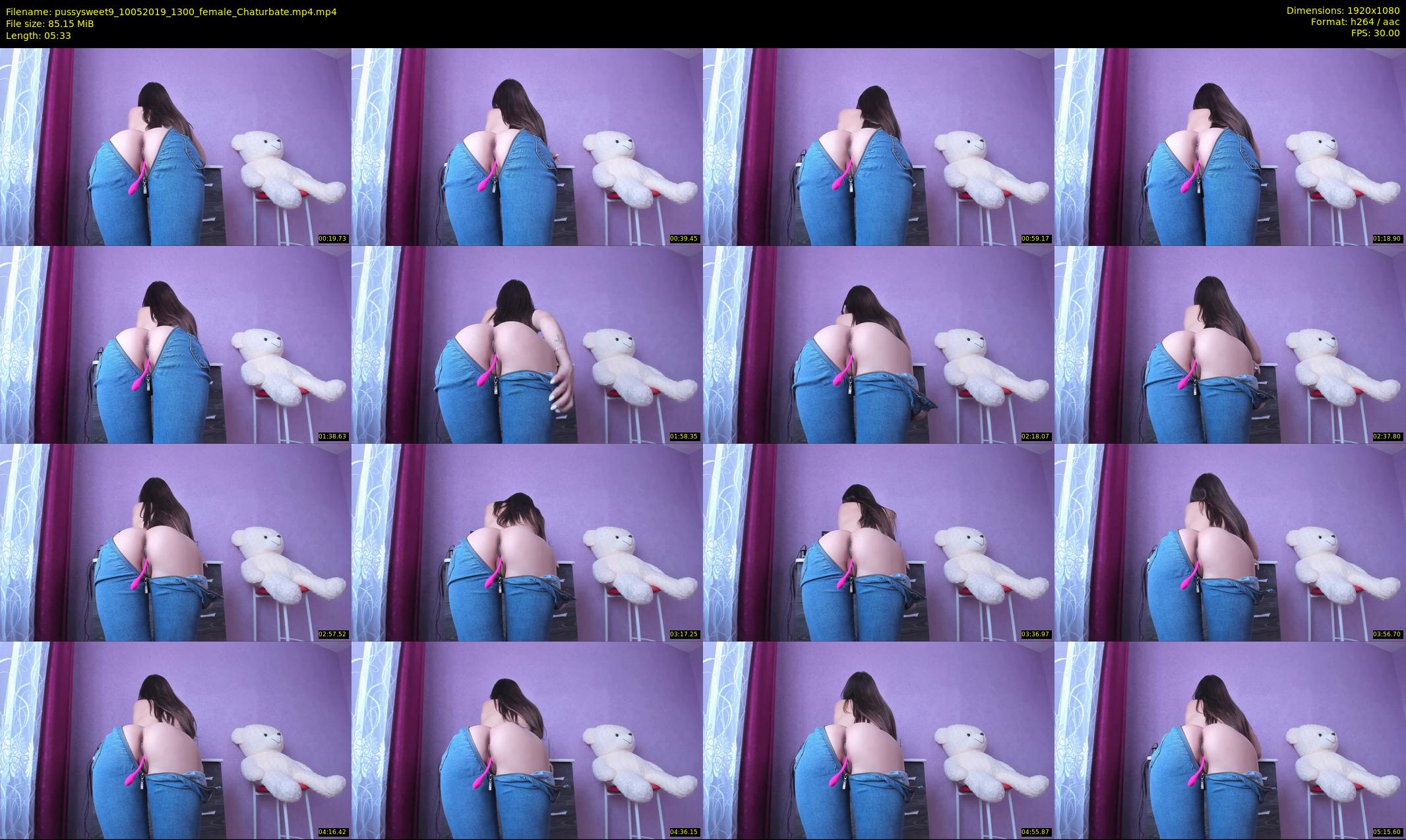 pussysweet9 — 6 minute Chaturbate female cam show recording, 1080p, May 10, 2019