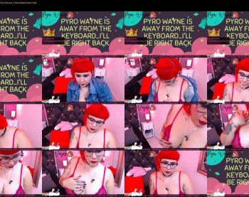 pyrowayne — 30 minute Chaturbate female cam show recording, 720p, May 10, 2019