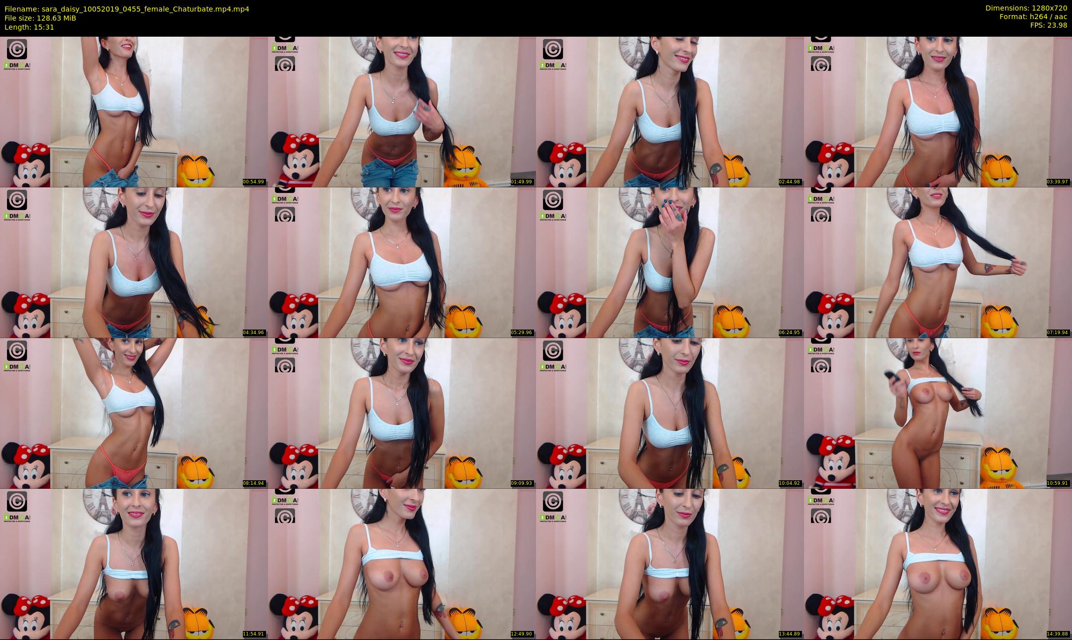 sara_daisy — 16 minute Chaturbate female cam show recording, 720p, May 10, 2019