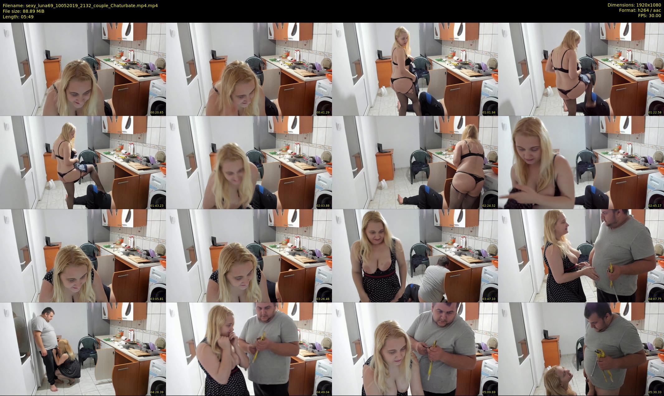 sexy_luna69 — 6 minute Chaturbate couple cam show recording, 1080p, May 10, 2019